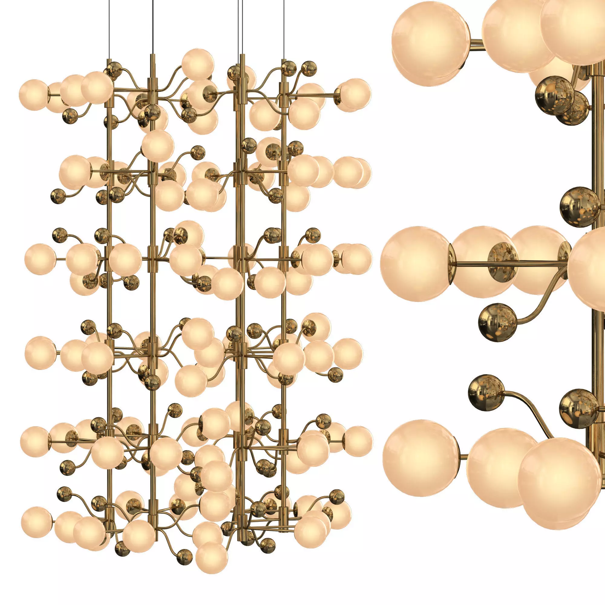 Lobby Chandelier12 3D model_0