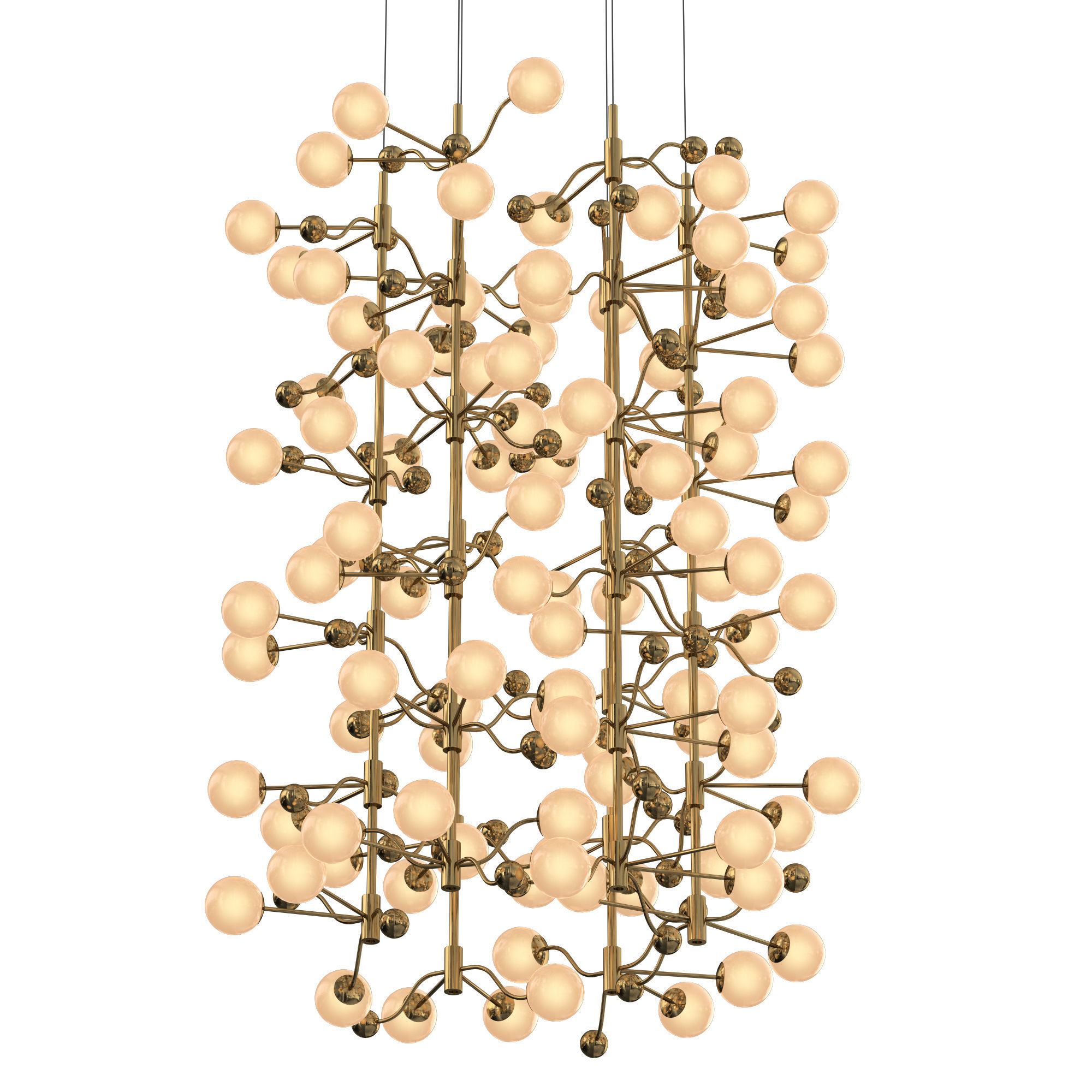 Lobby Chandelier12 3D model_3
