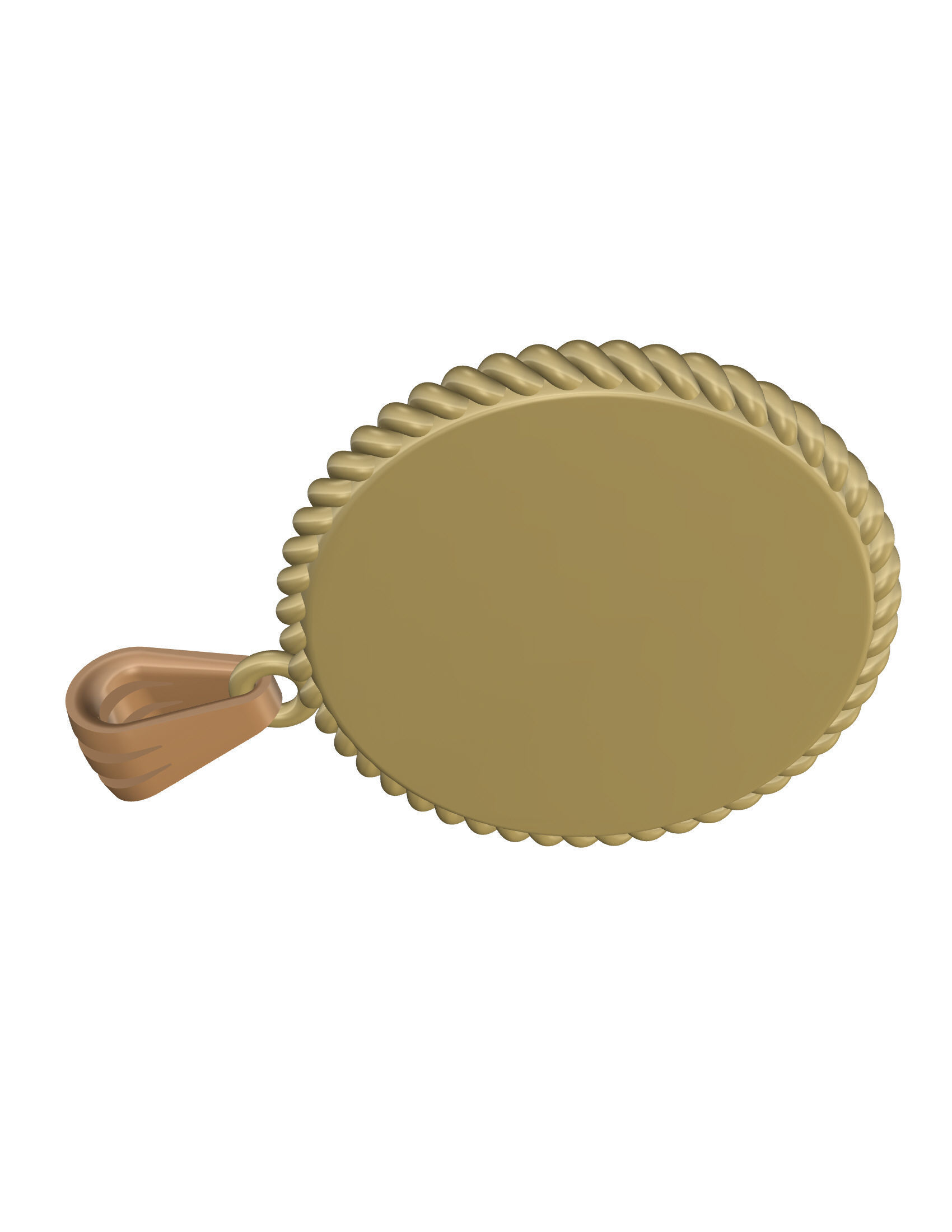 Horoscope Lion pendant 3D print model_17