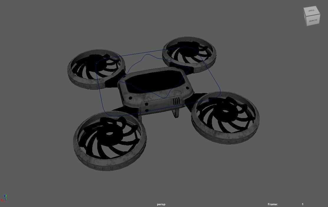 Drone 3D model_2
