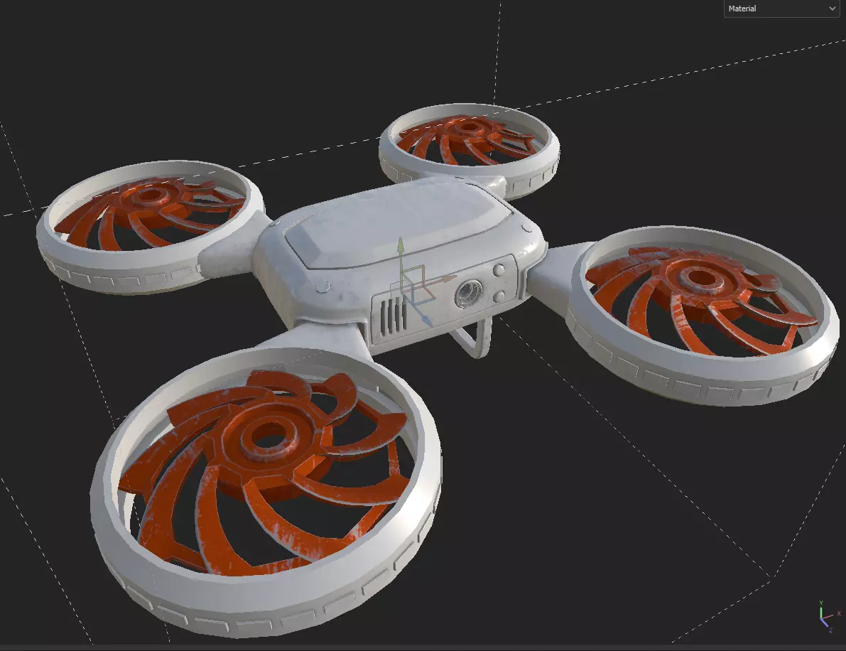 Drone 3D model_0