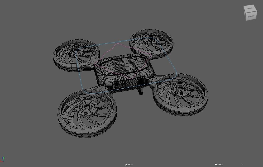 Drone 3D model_1