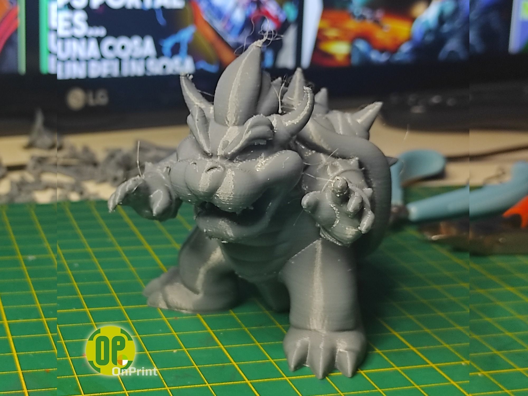 BOWSER - 3D Printable - Super Mario RPG Remake 3D print model_9