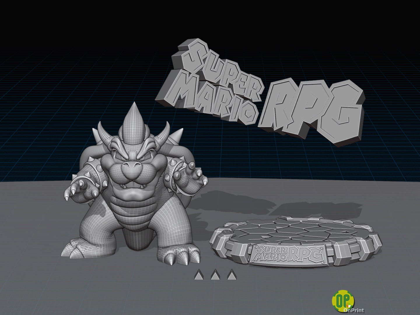 BOWSER - 3D Printable - Super Mario RPG Remake 3D print model_8