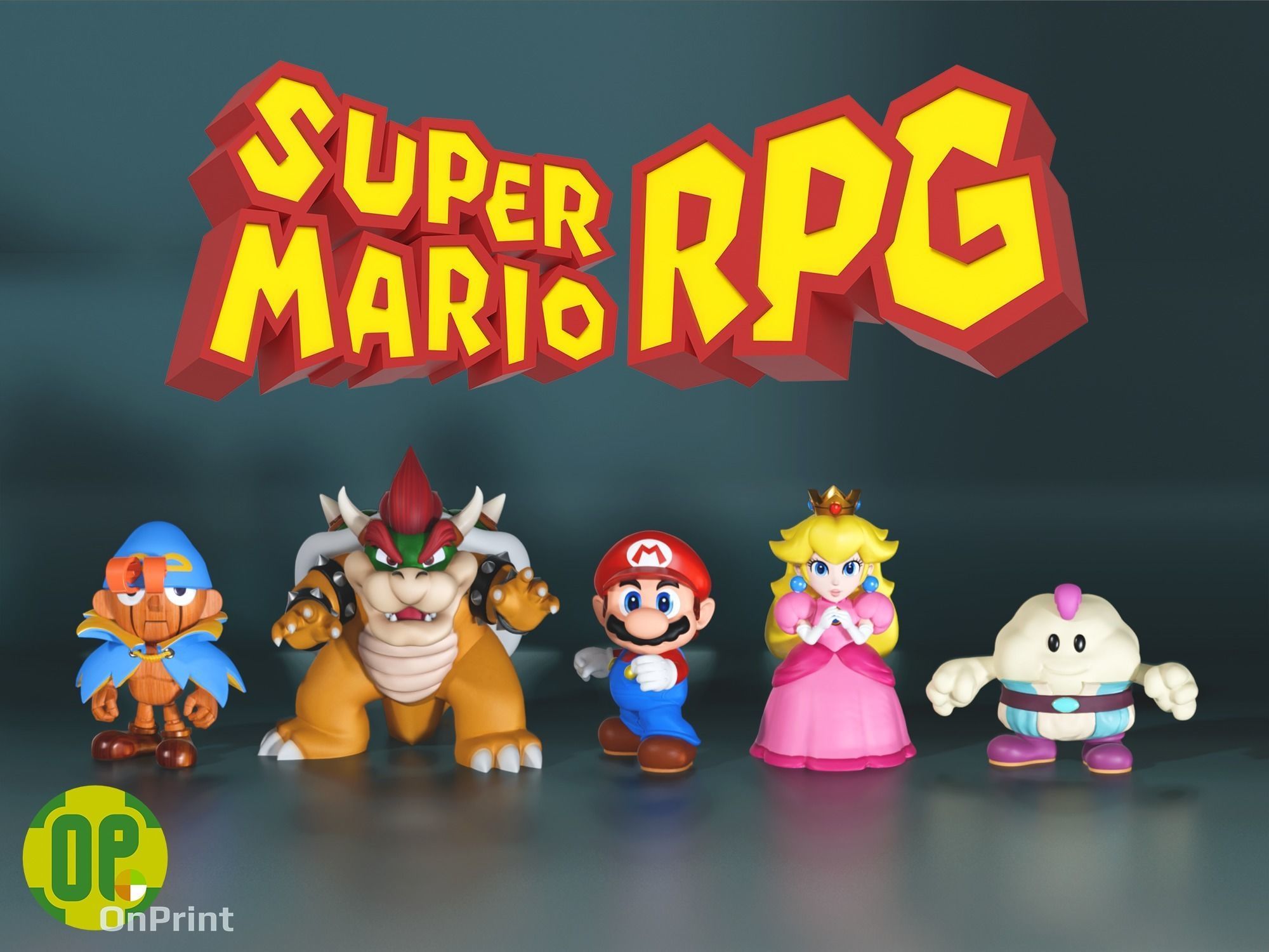 BOWSER - 3D Printable - Super Mario RPG Remake 3D print model_7