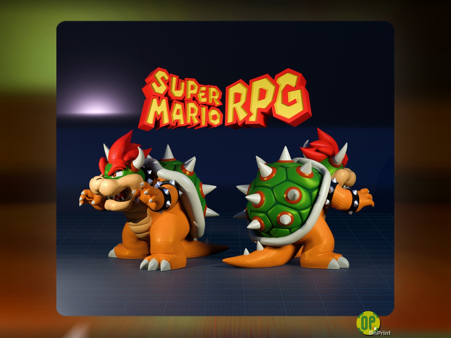 BOWSER - 3D Printable - Super Mario RPG Remake 3D print model_5