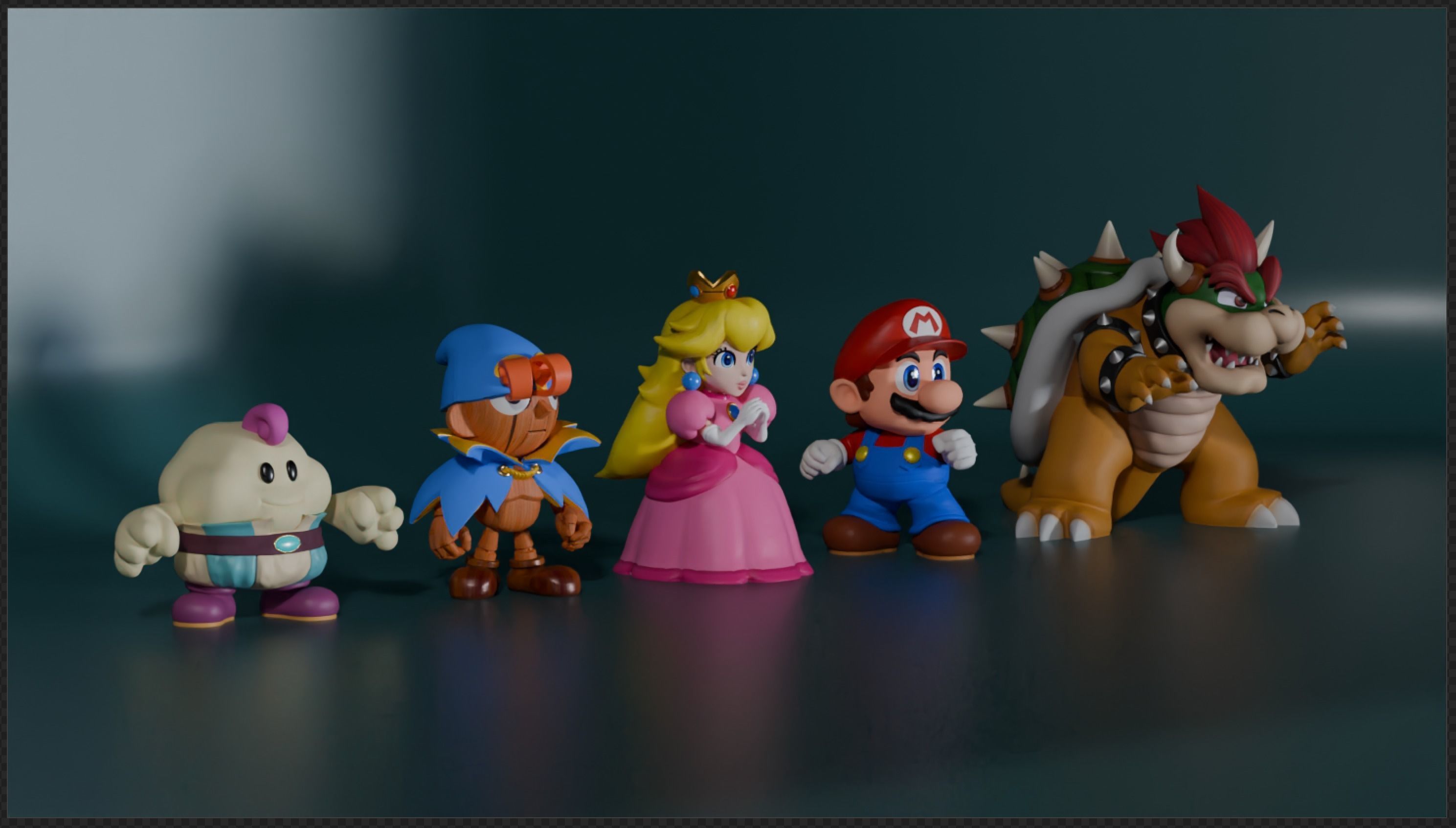 BOWSER - 3D Printable - Super Mario RPG Remake 3D print model_6
