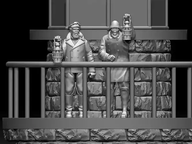 lighthouse keeper 3D print model