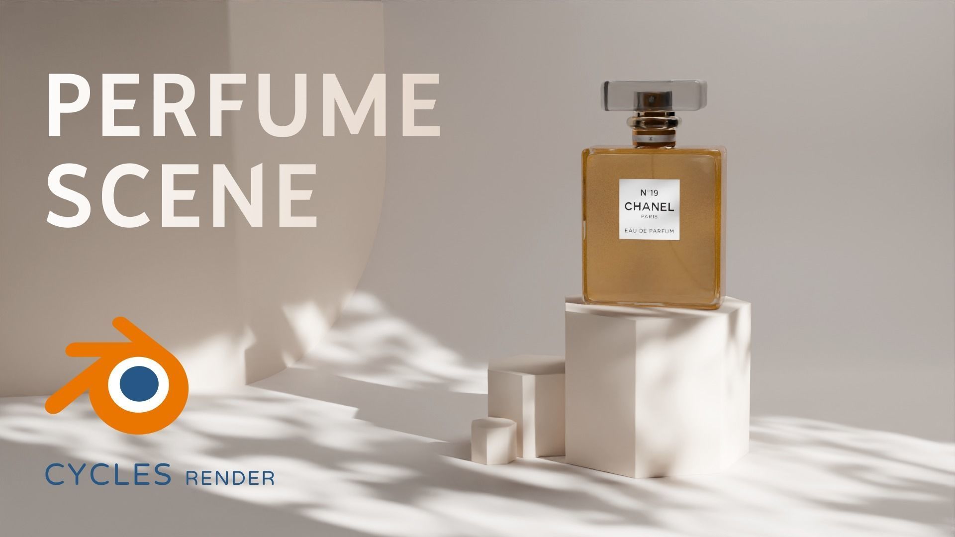 Product presentation Perfume scene Blender 3D 3D model_4