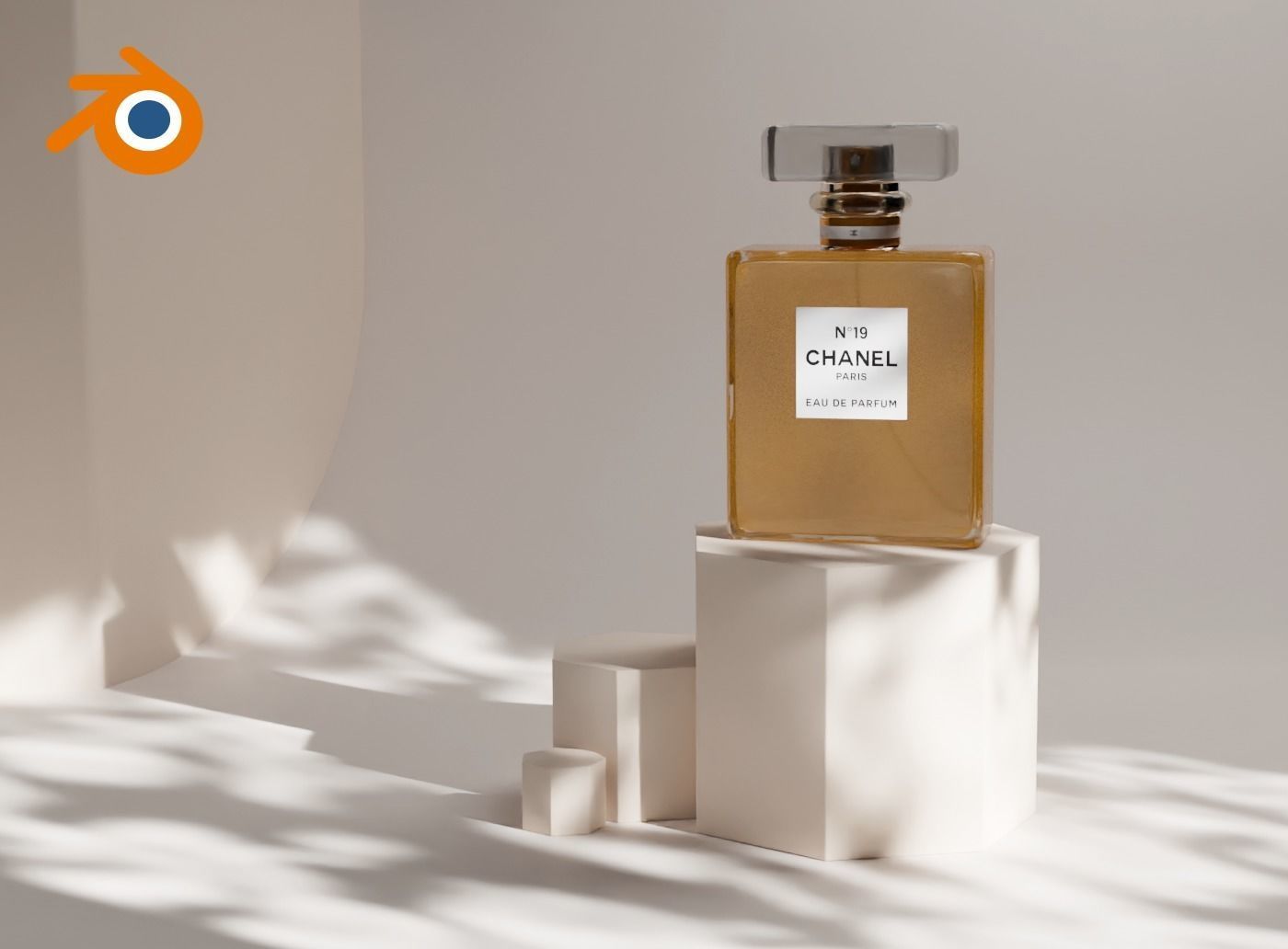 Product presentation Perfume scene Blender 3D 3D model_7