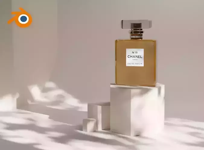 Product presentation Perfume scene Blender 3D