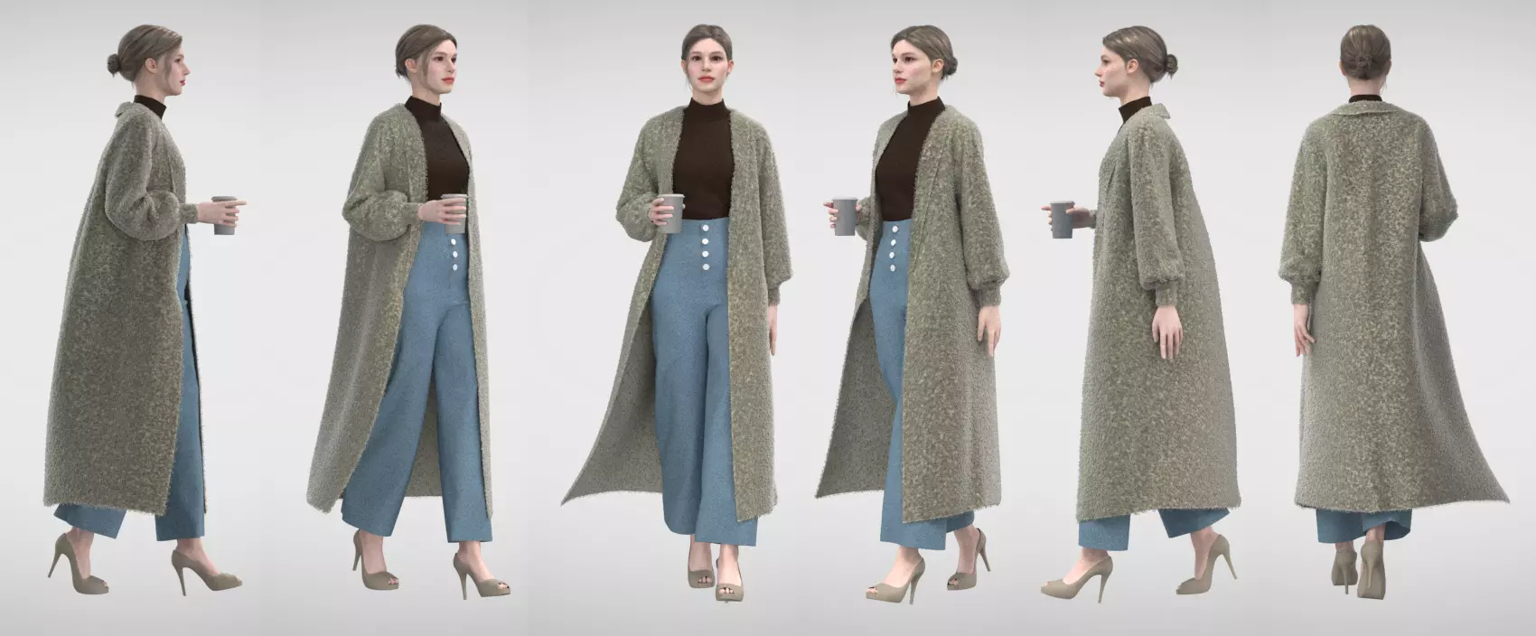 Daily Outfitt 2 Female 3D model_0