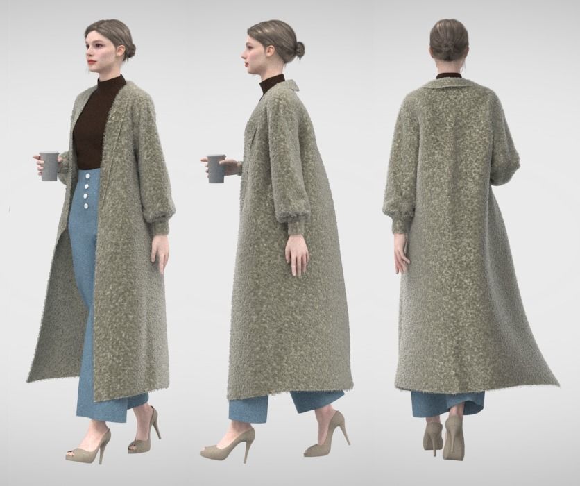 Daily Outfitt 2 Female 3D model_3