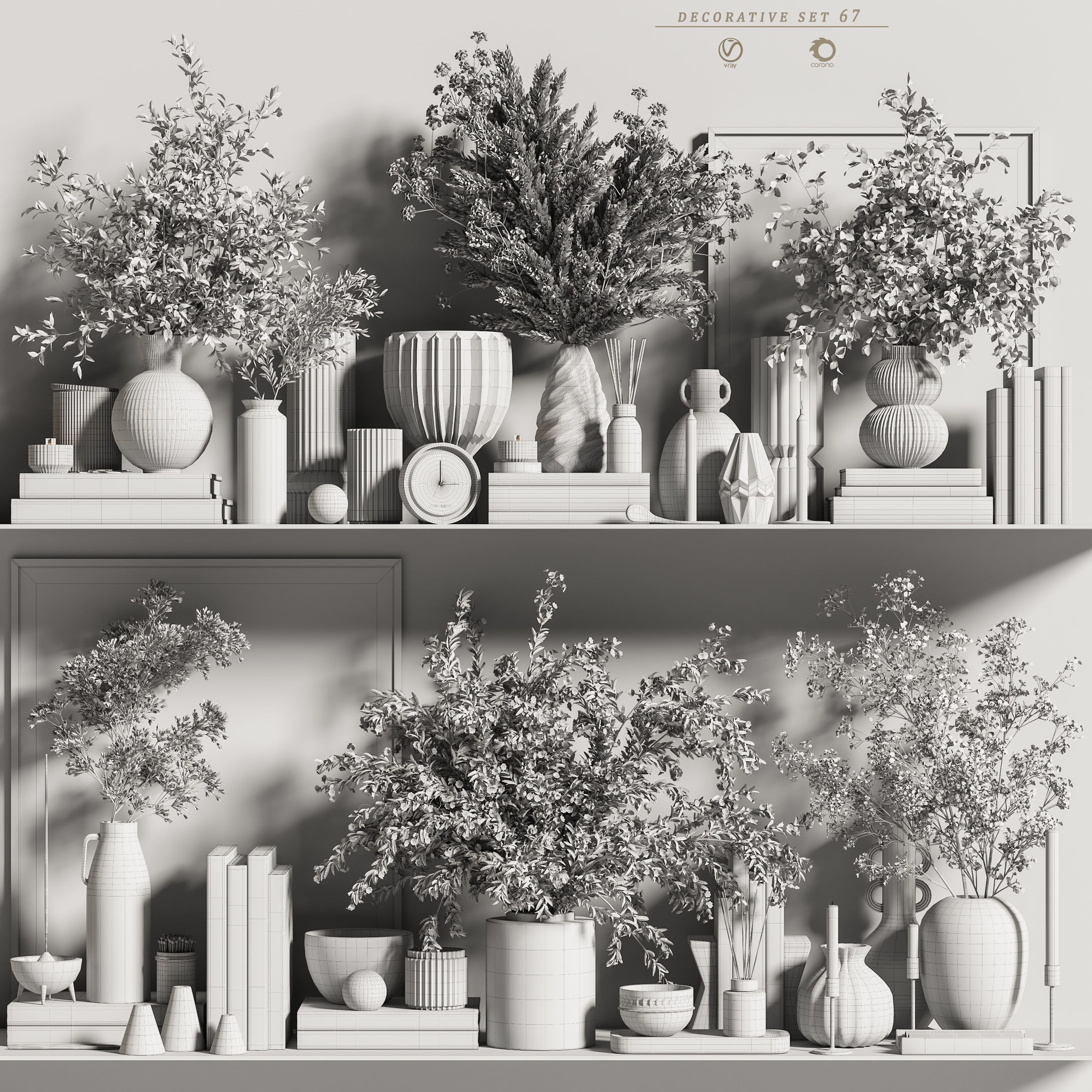 decorative set 67 3D model_6