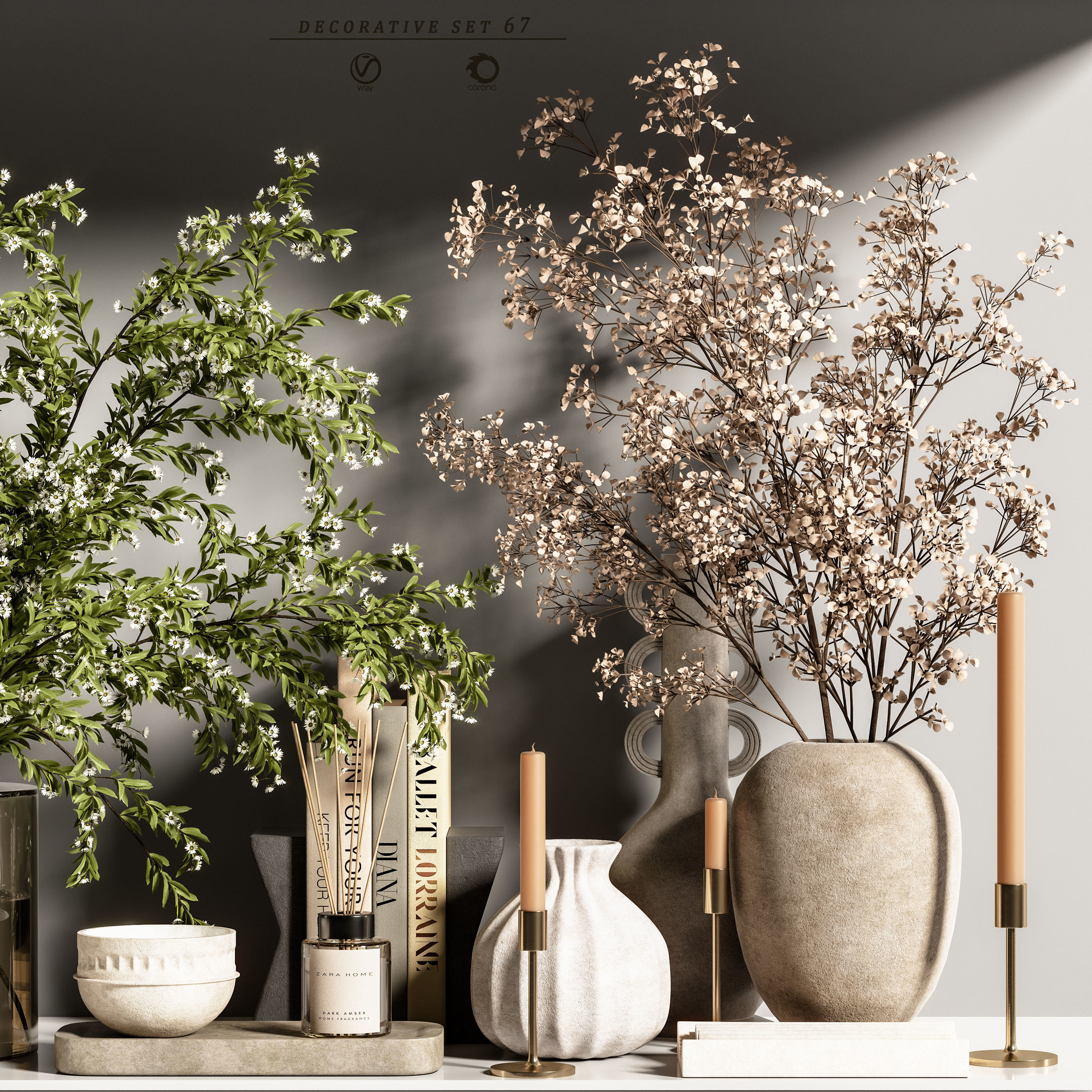 decorative set 67 3D model_5