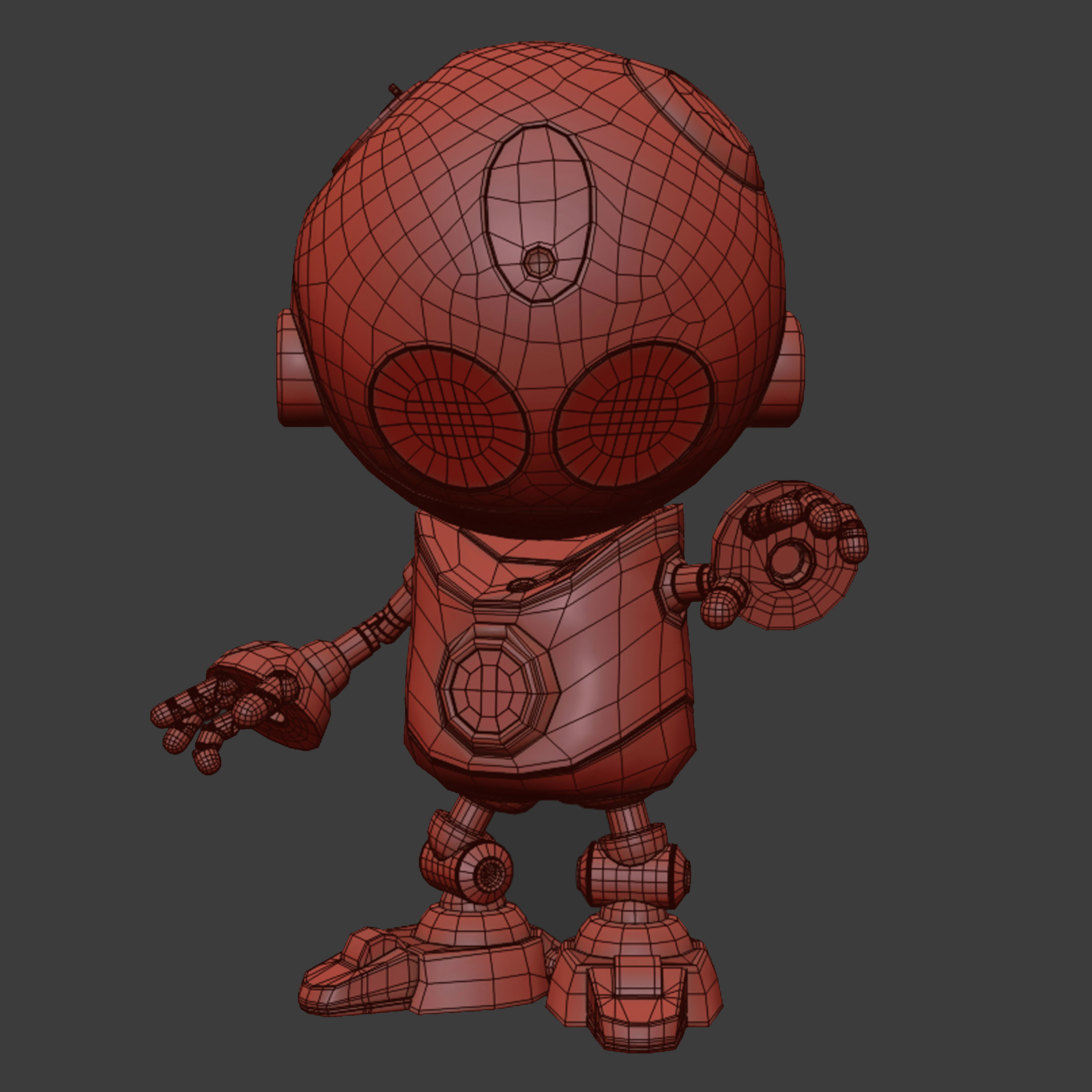 Robot Toy 3D model_3