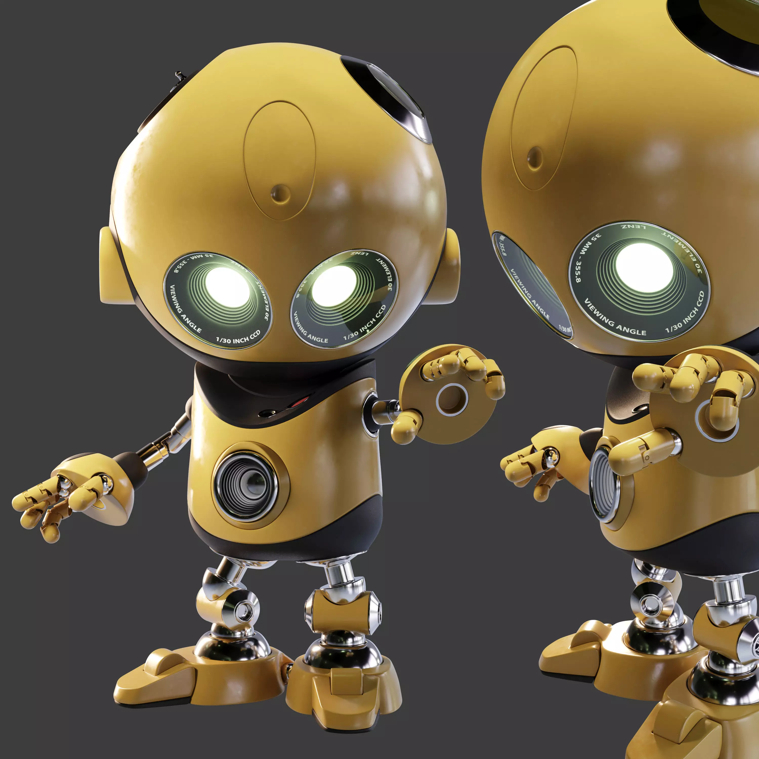 Robot Toy 3D model_0