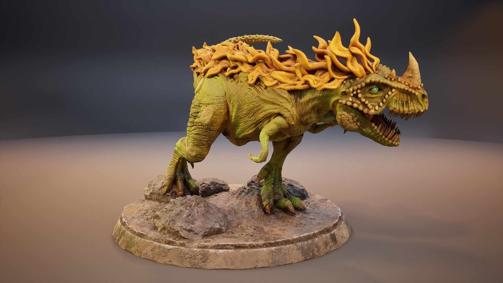 Feathered T-Rex Gargantuan  3D print model_3