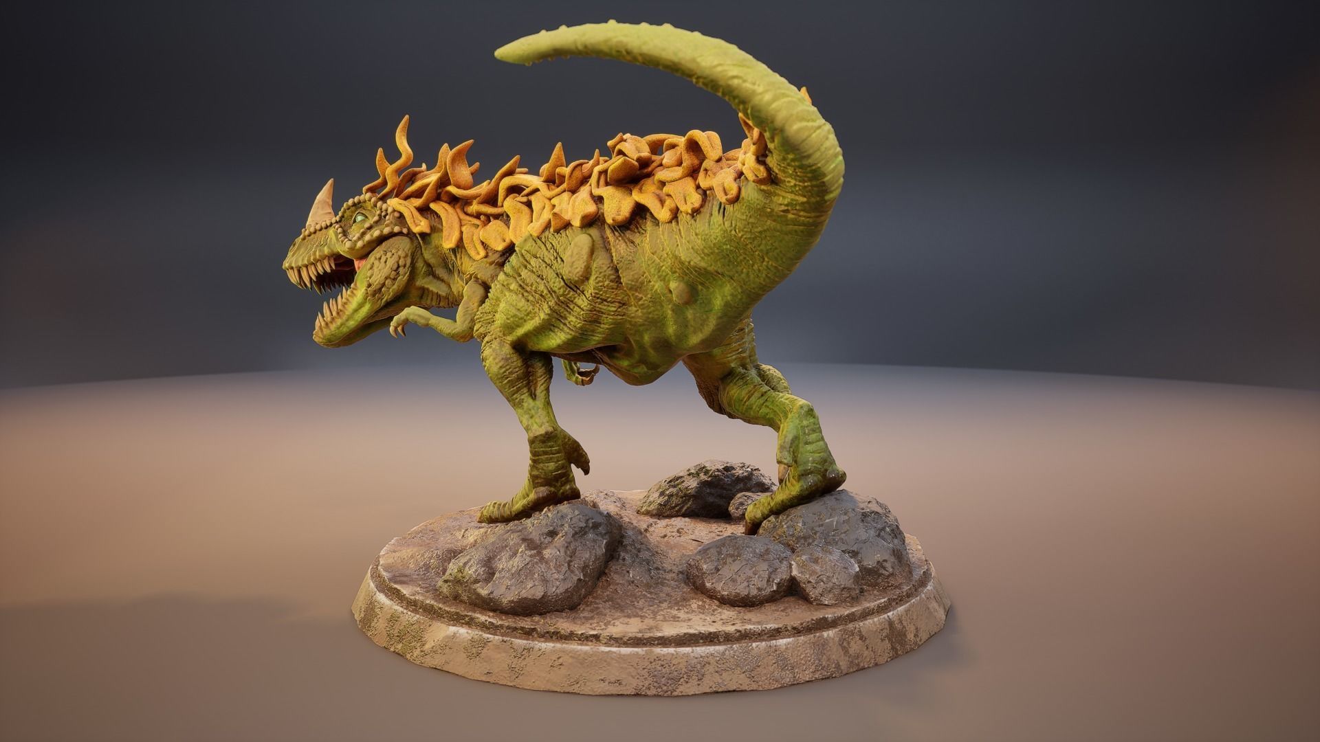 Feathered T-Rex Gargantuan  3D print model_4