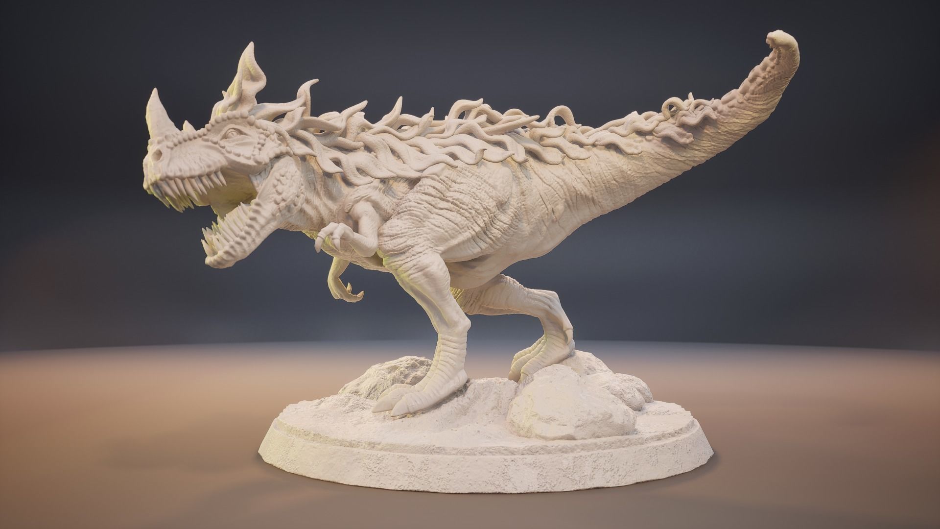 Feathered T-Rex Gargantuan  3D print model_5