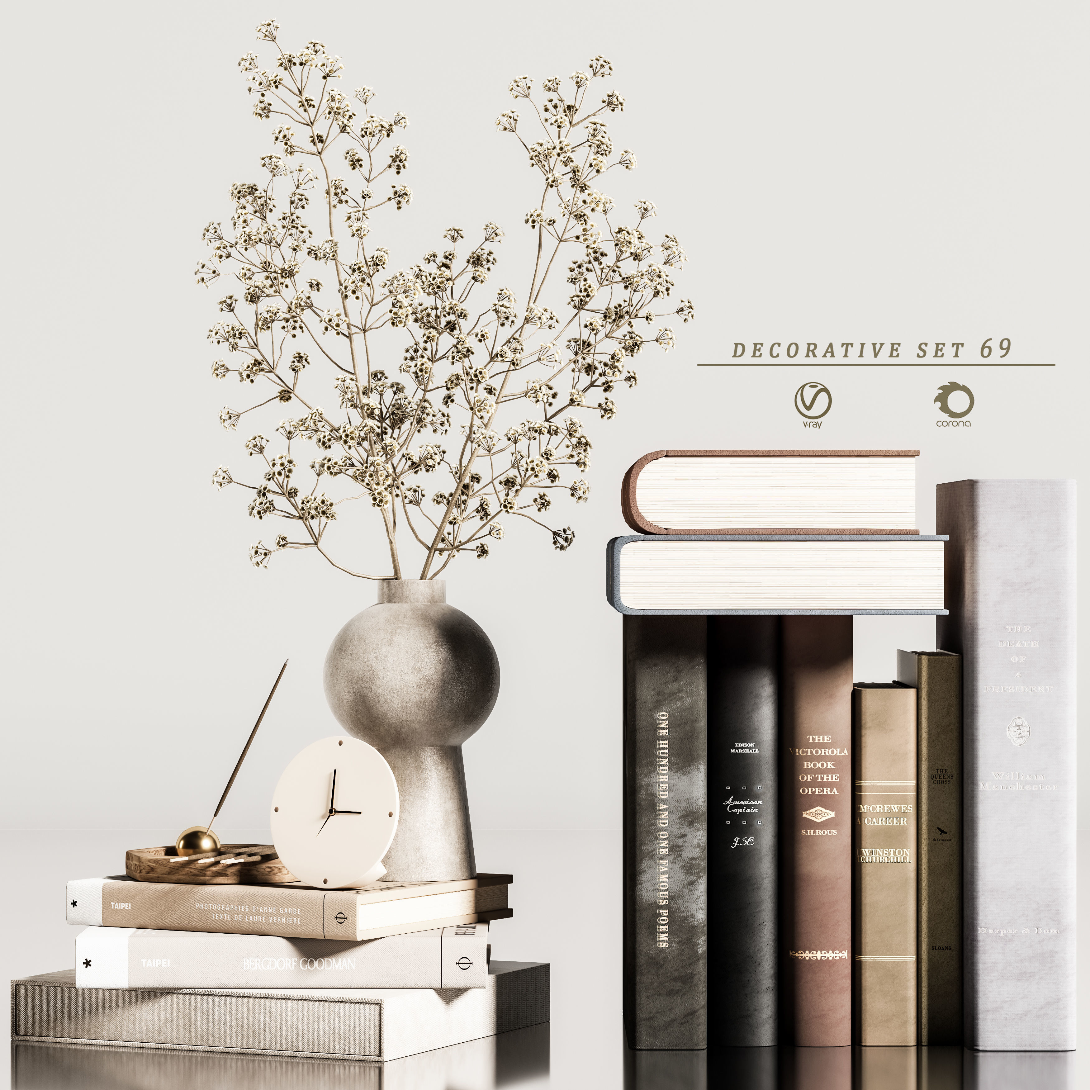 decorative set 69 3D model_5