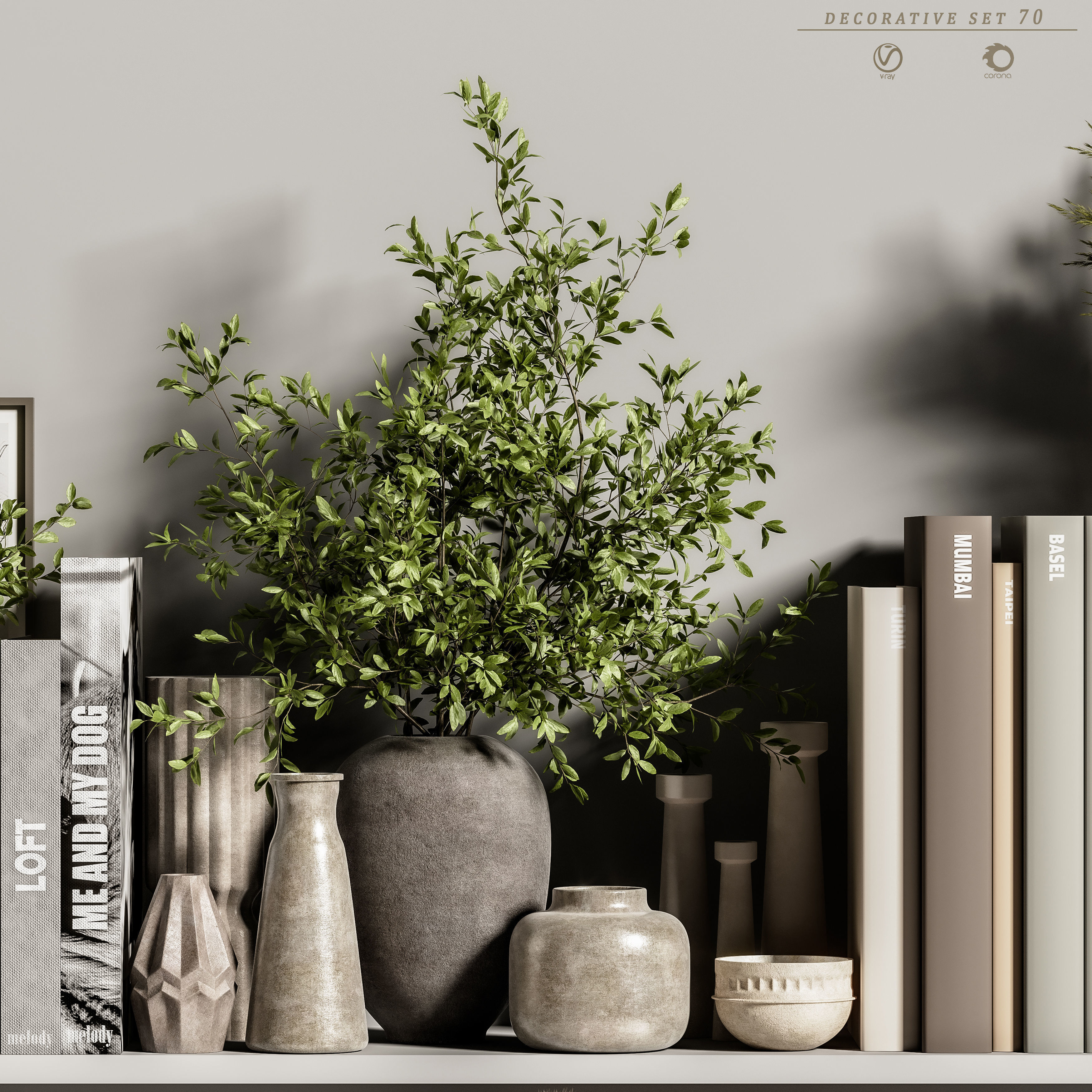 decorative set 70 3D model_4