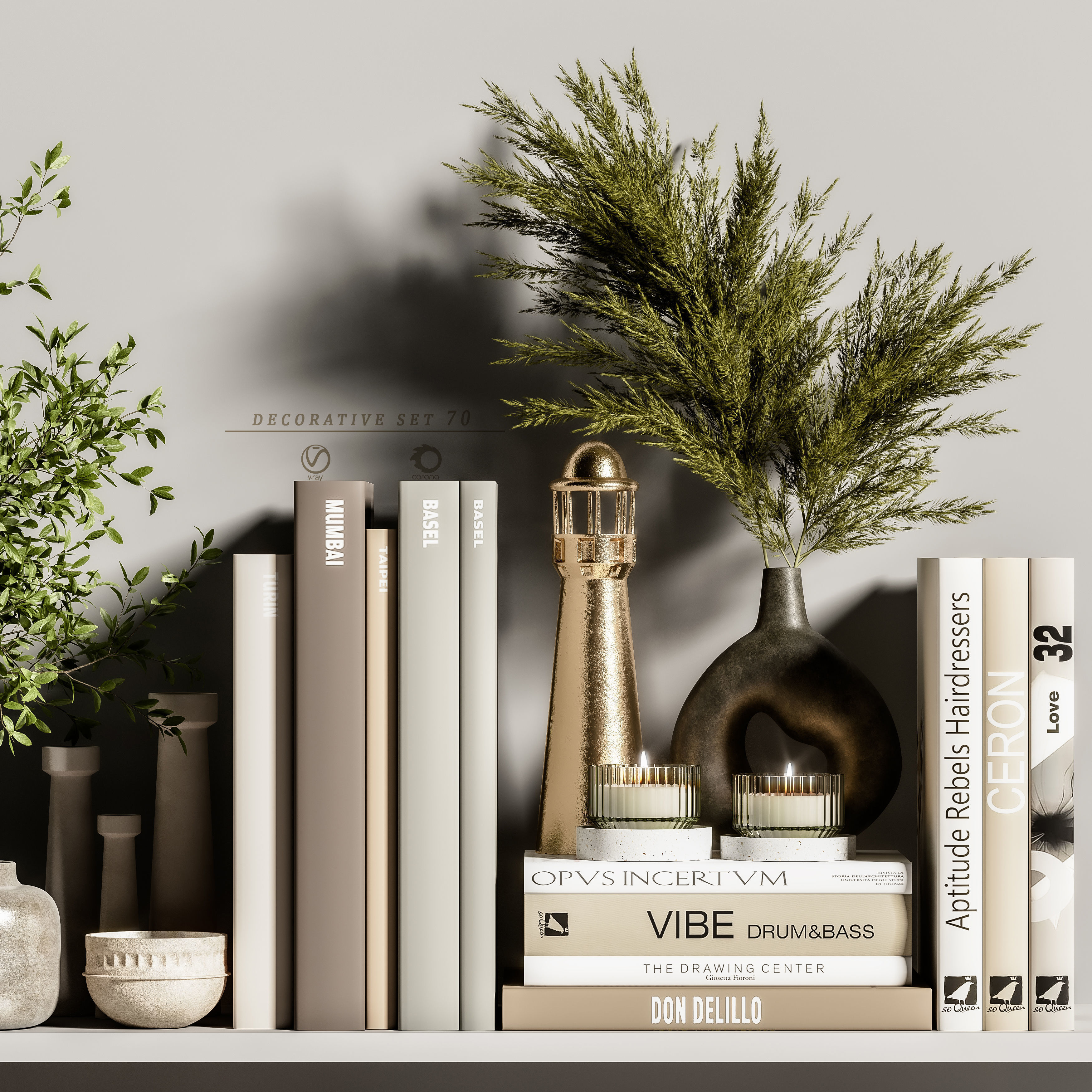 decorative set 70 3D model_3