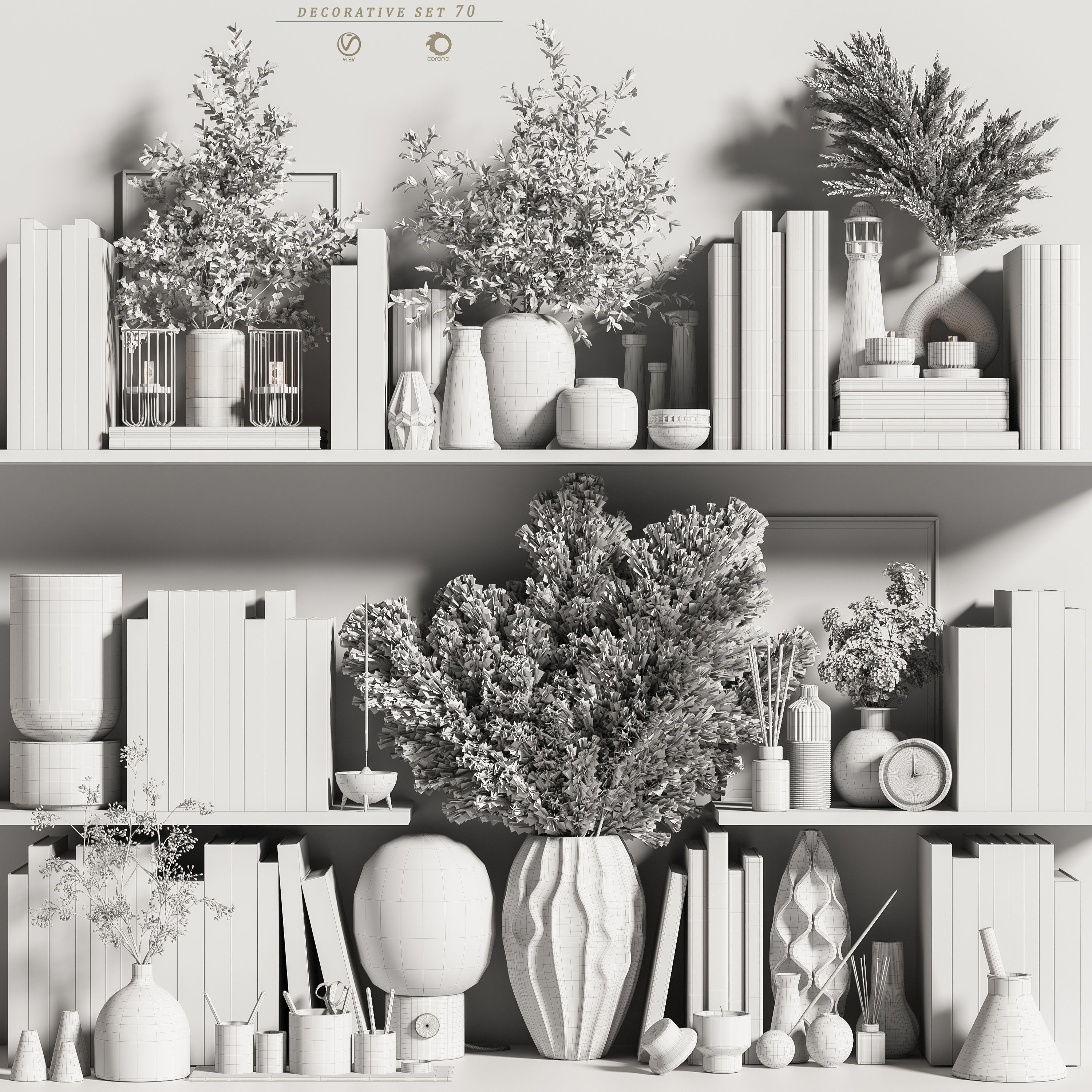 decorative set 70 3D model_6