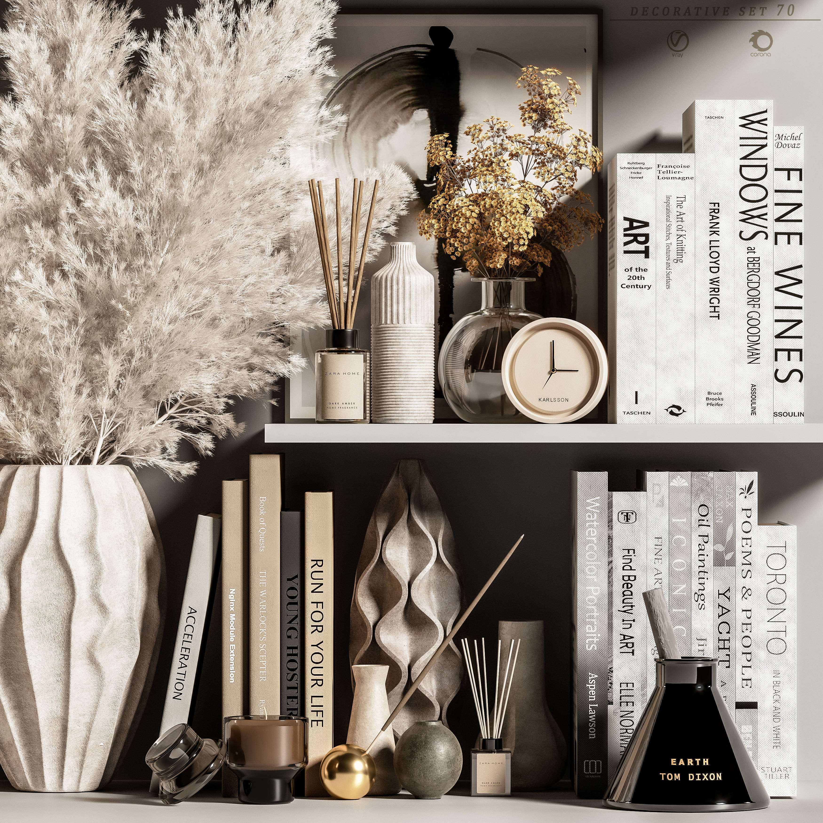 decorative set 70 3D model_2