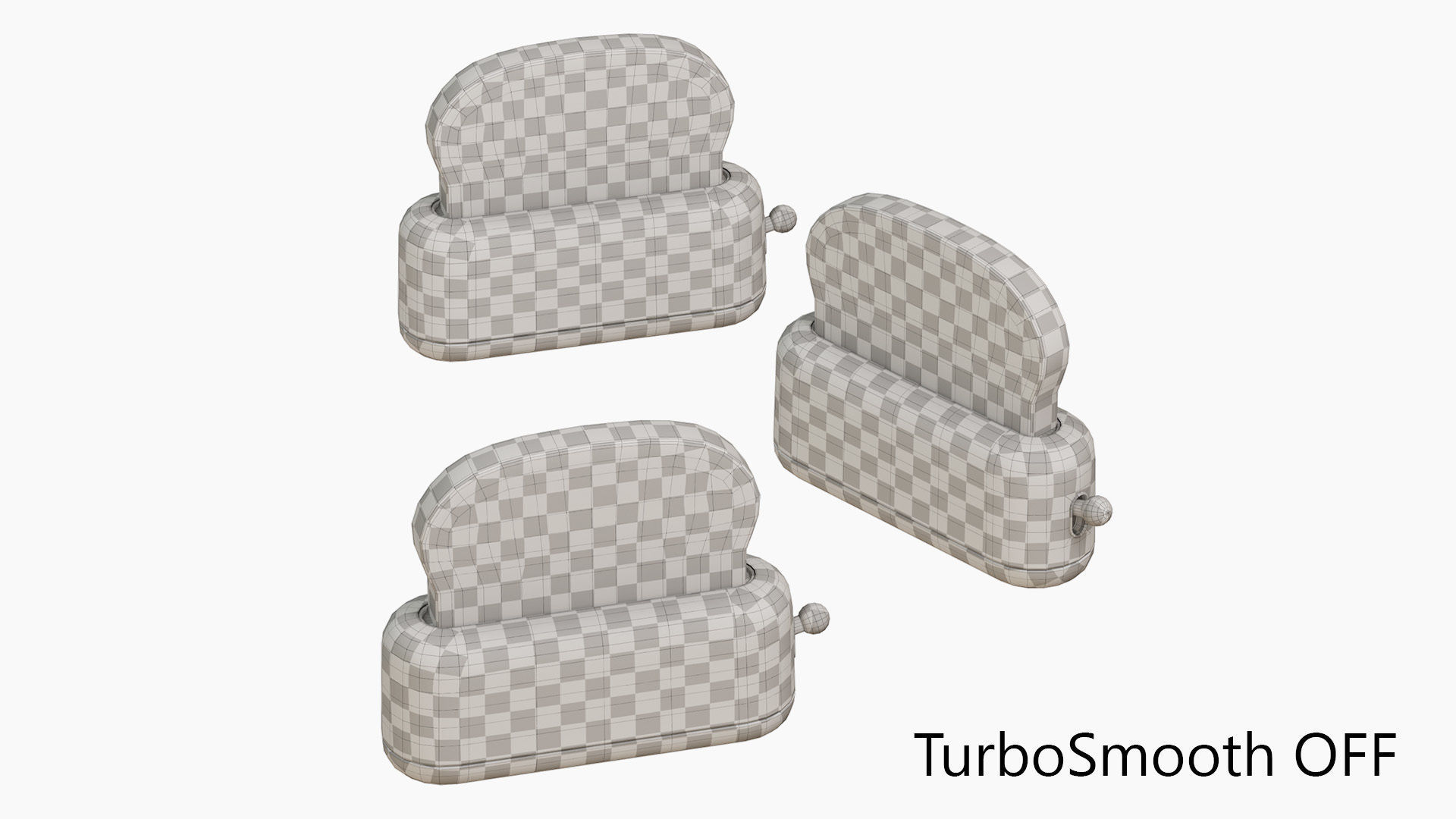 Set of Toaster Lamps Kawaii 3D model_9