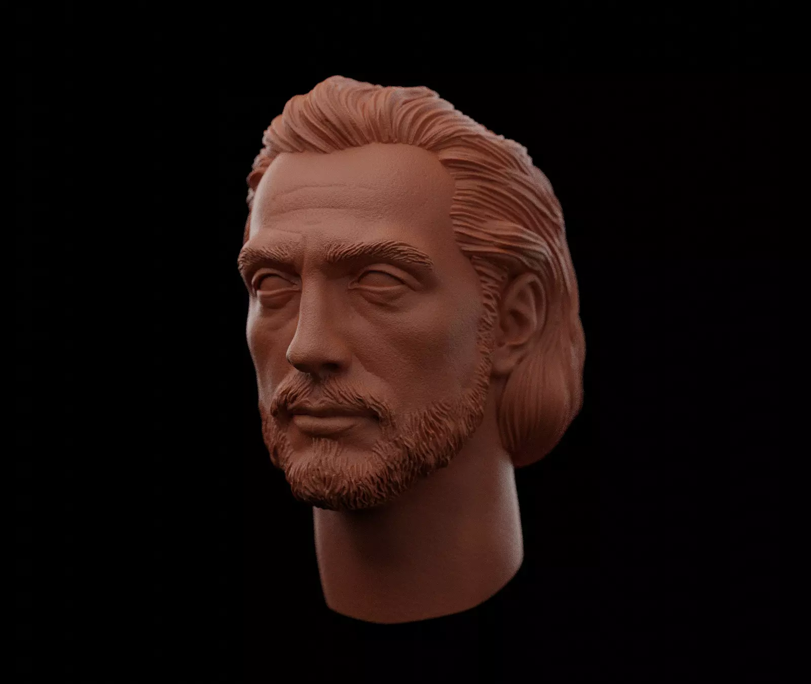 Aaron Taylor-Johnson 3D print model_0