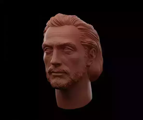 Aaron Taylor-Johnson 3D print model
