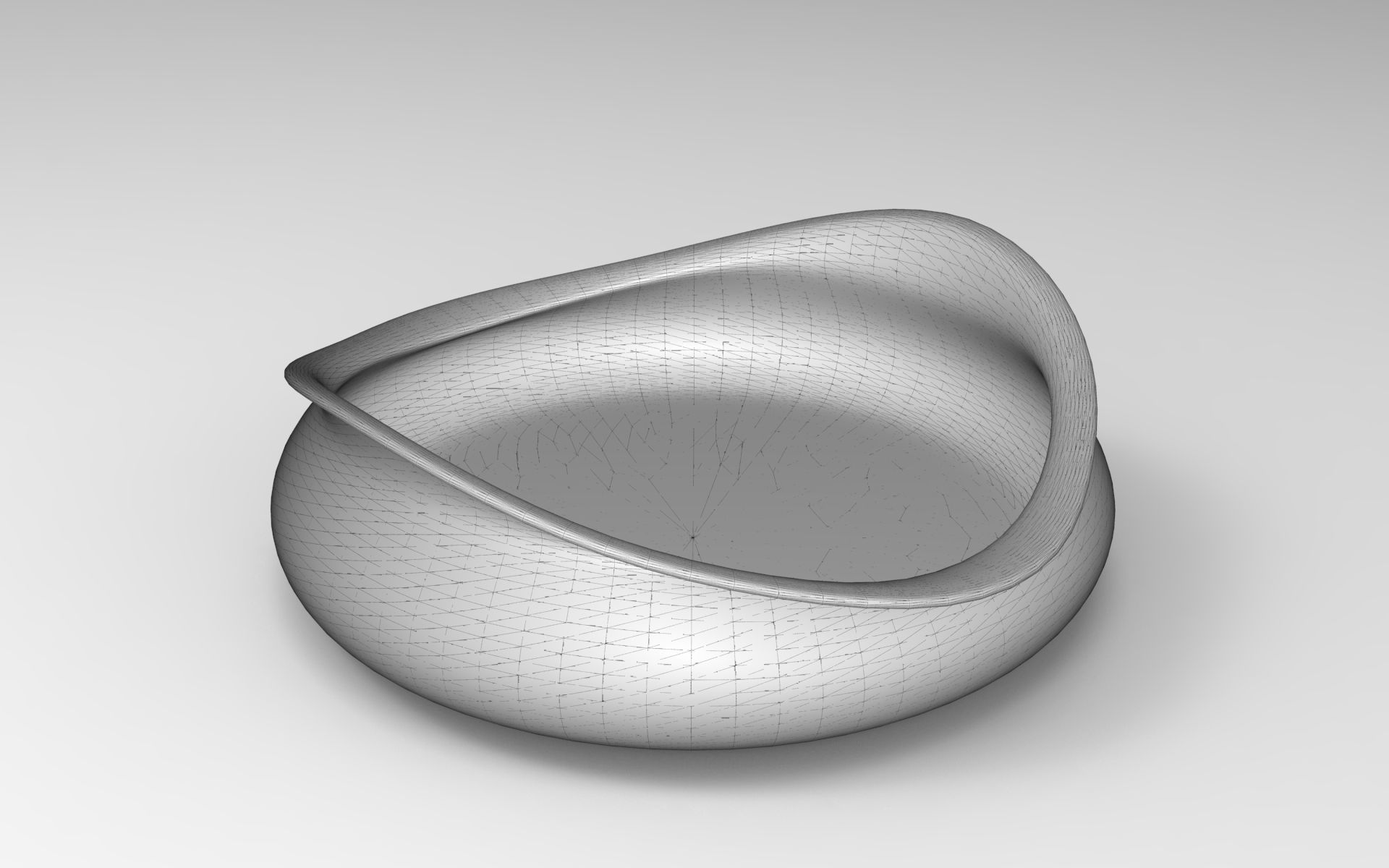 Nana Tray-2 Low-poly 3D model_5