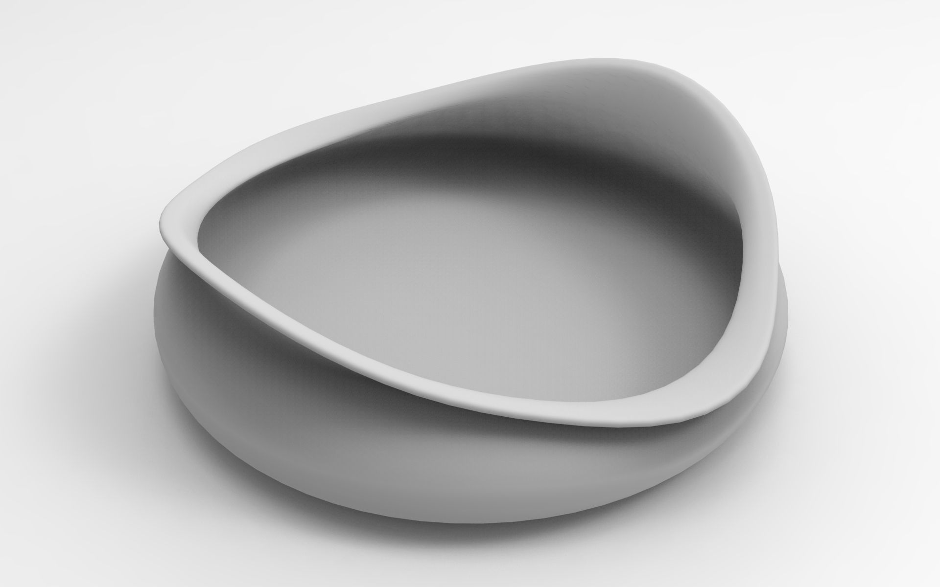 Nana Tray-2 Low-poly 3D model_7