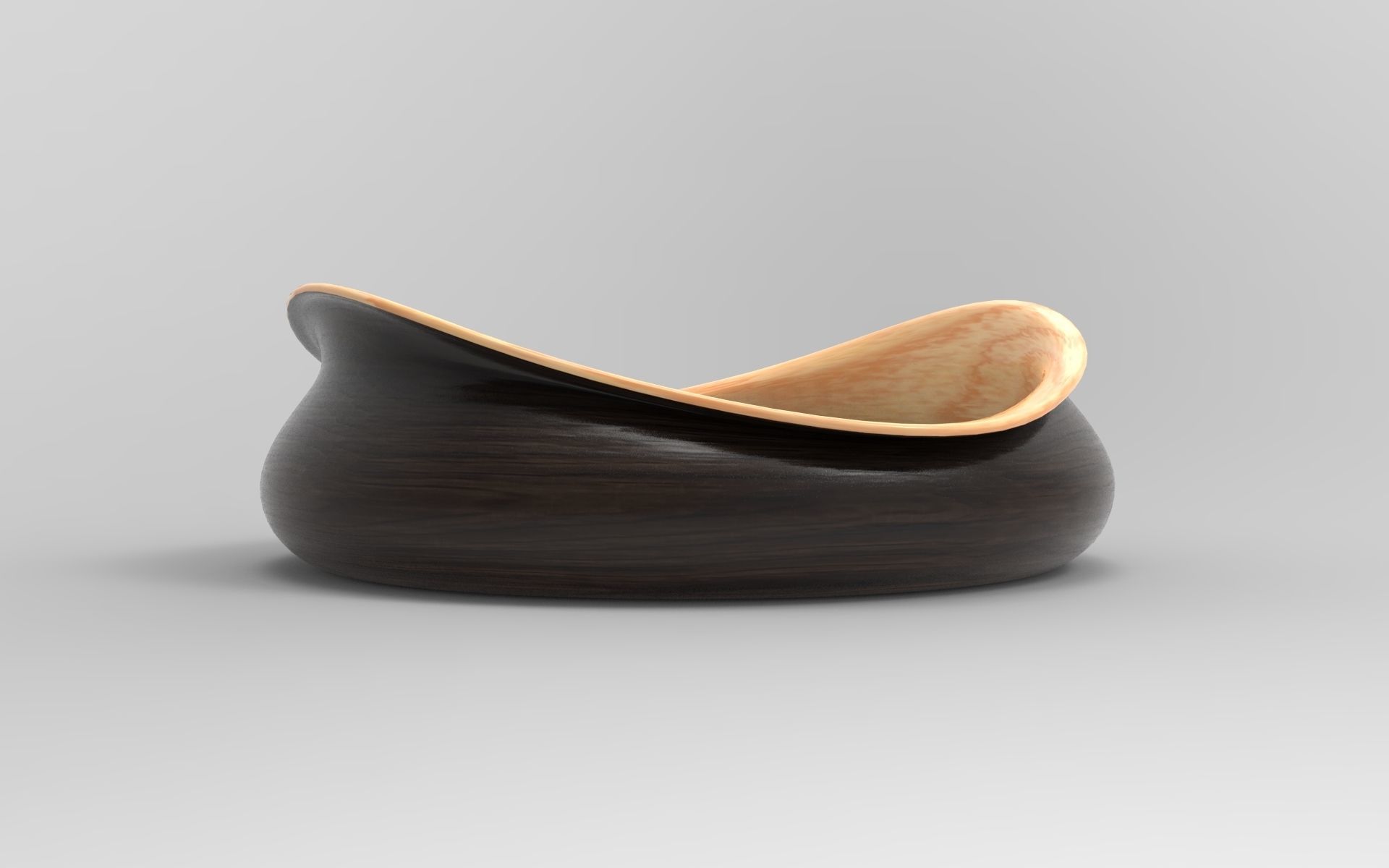 Nana Tray-2 Low-poly 3D model_2