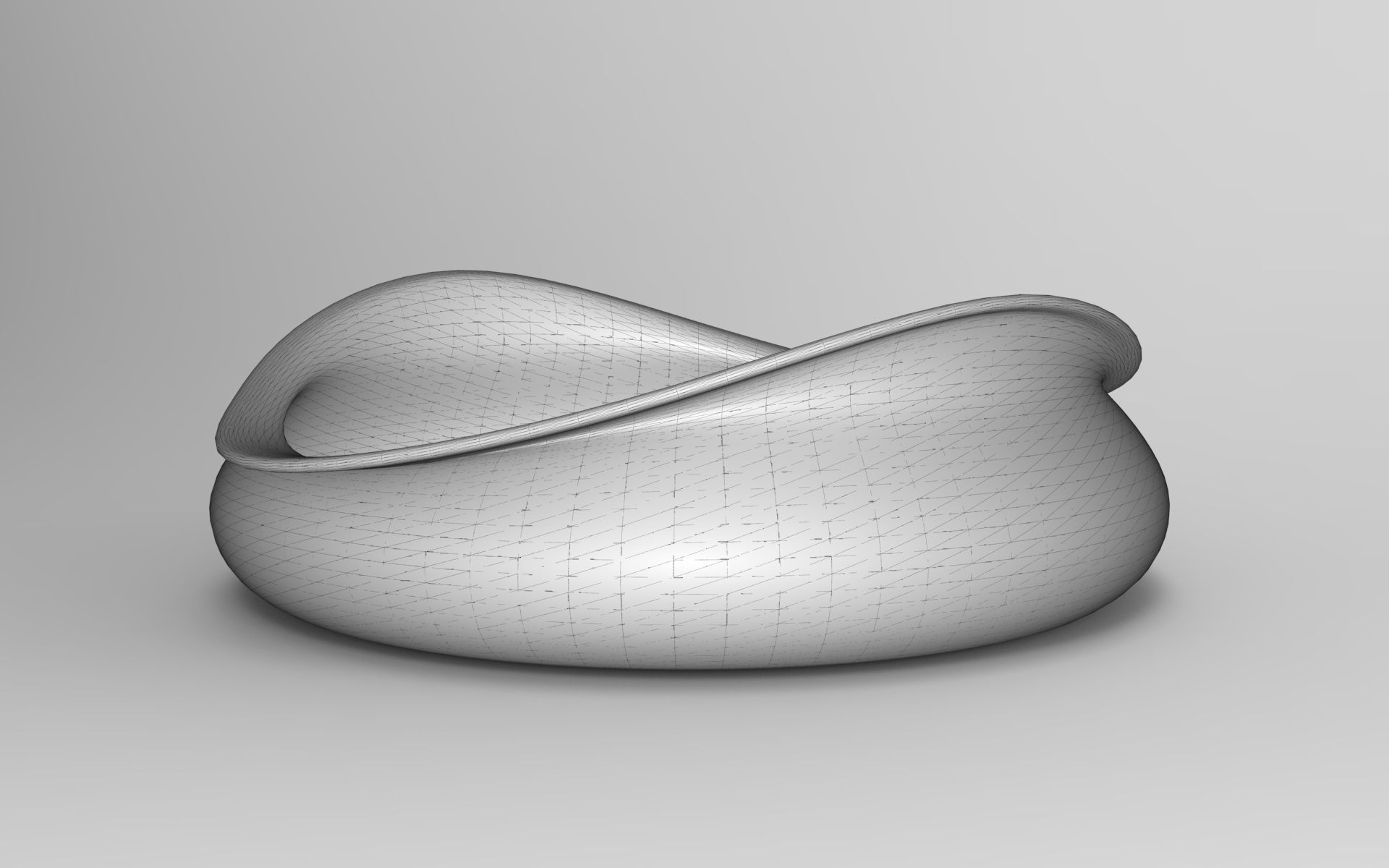 Nana Tray-2 Low-poly 3D model_6