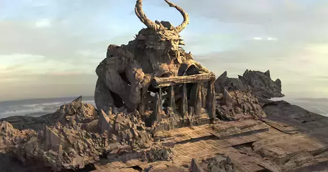 Golem giant Ruins collection 