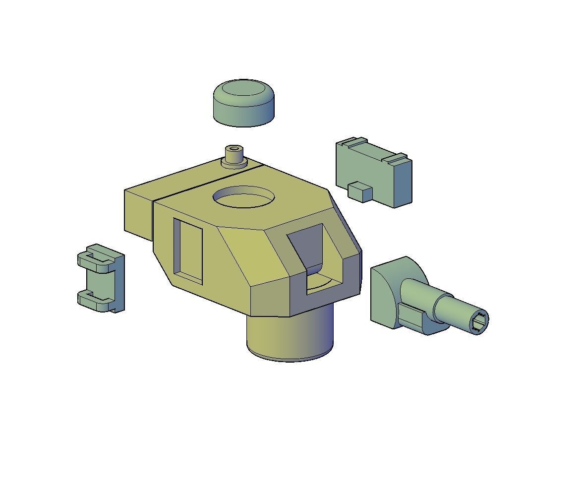 TANK OLD MODEL 3D print model_3