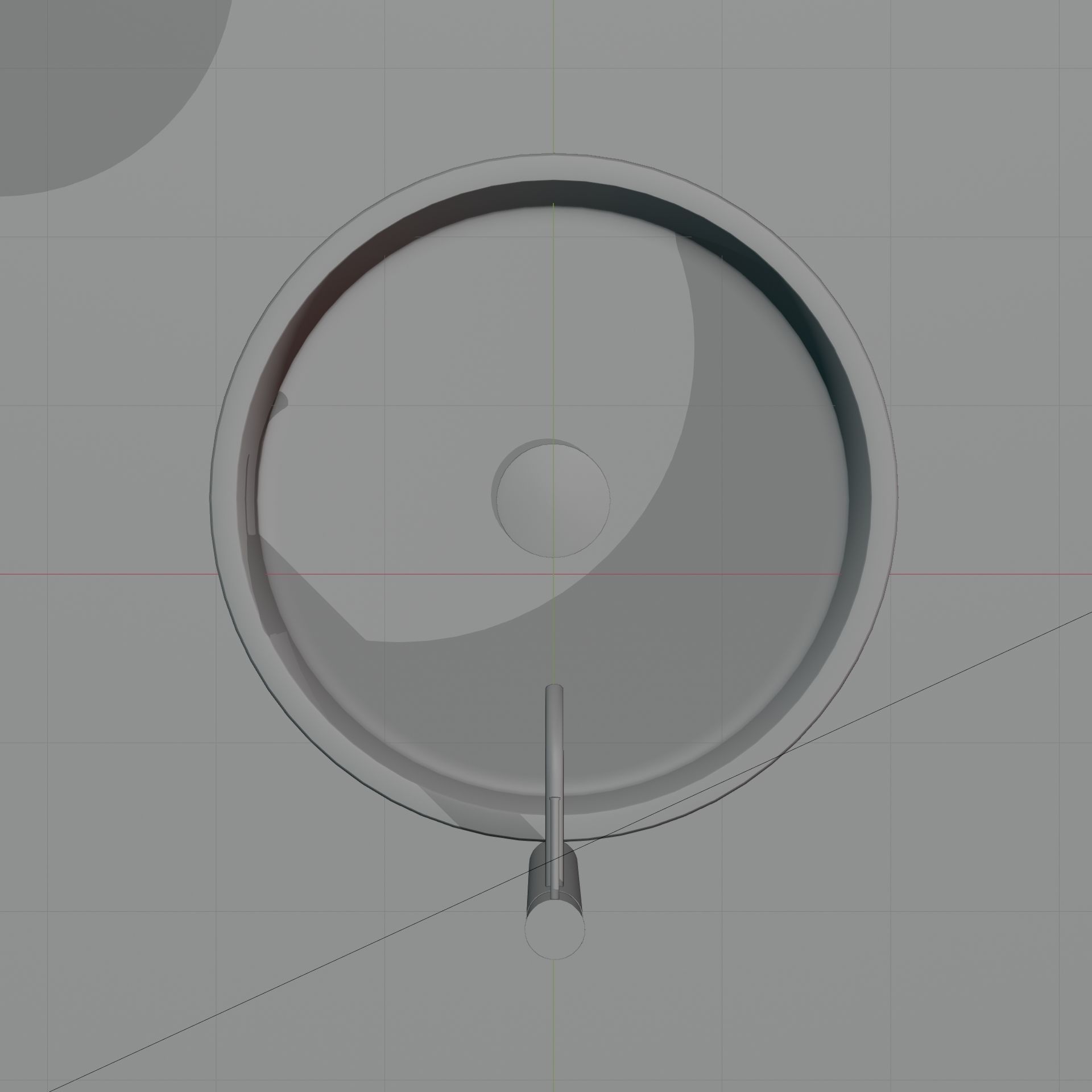 Modern Bathroom Sink 2 Low-poly 3D model_13