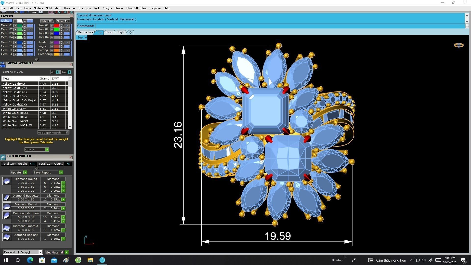 7279 non traditional diamond women ring 3D print model_5
