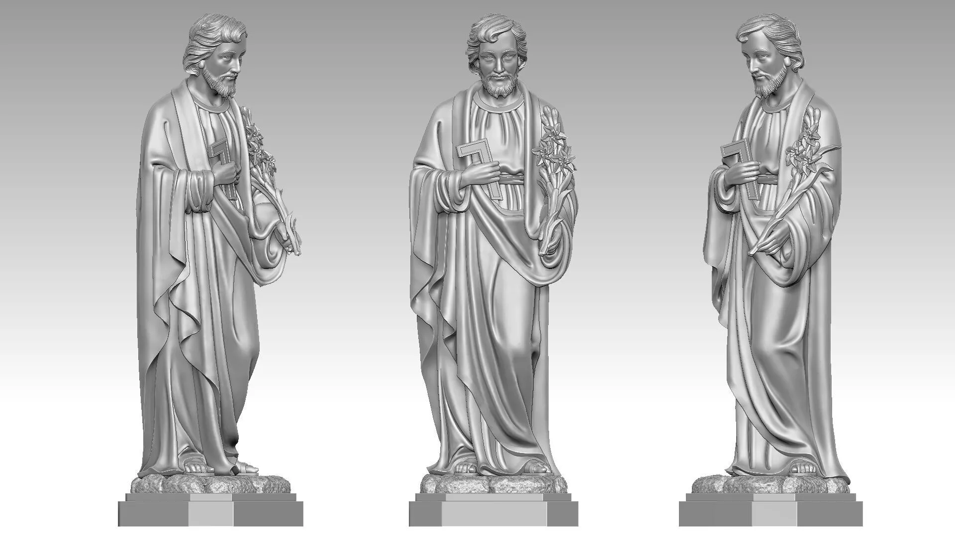 Saint Joseph 2 3D print model