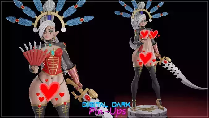 Yvrainy with NSFW version and Miniatures 