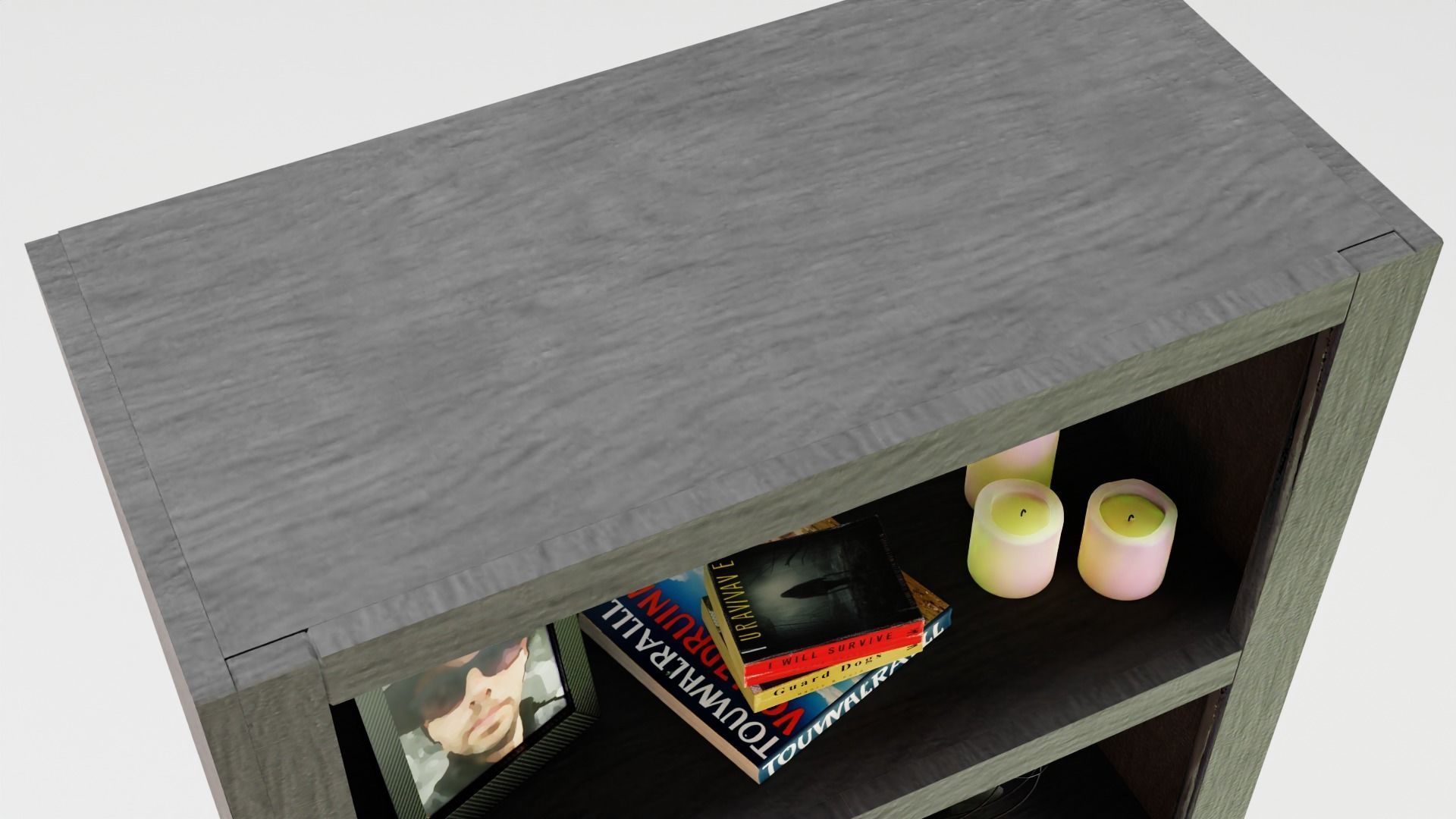 Shaker Style Shelves 3D model_3