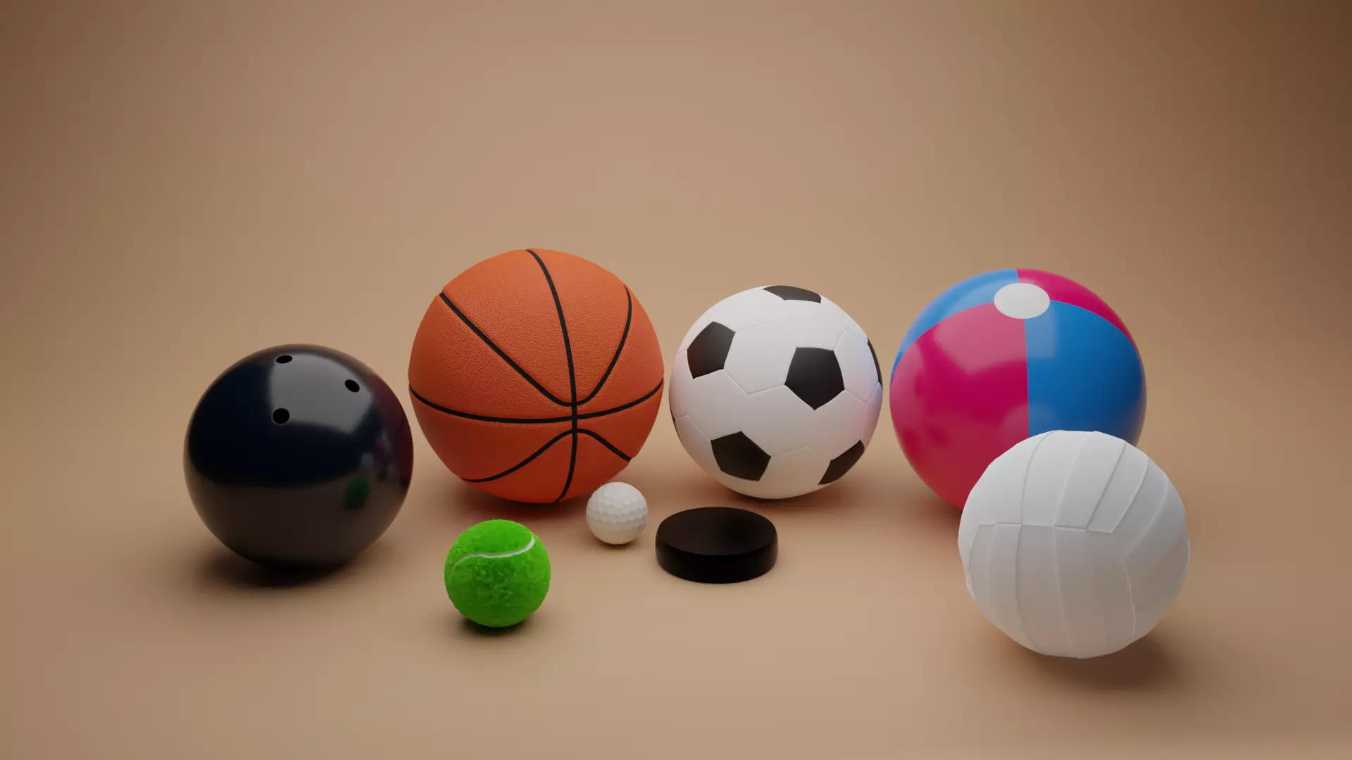 Sport Balls Free 3D model