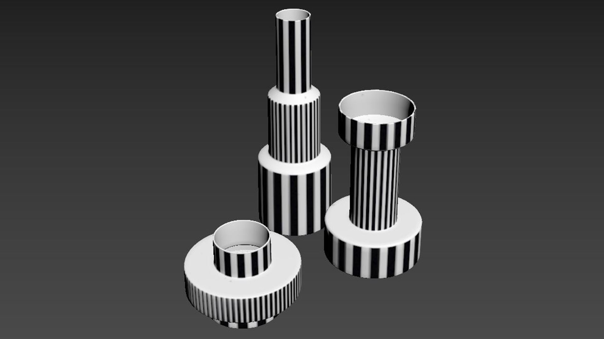 KANAYE VASES 3D model_5