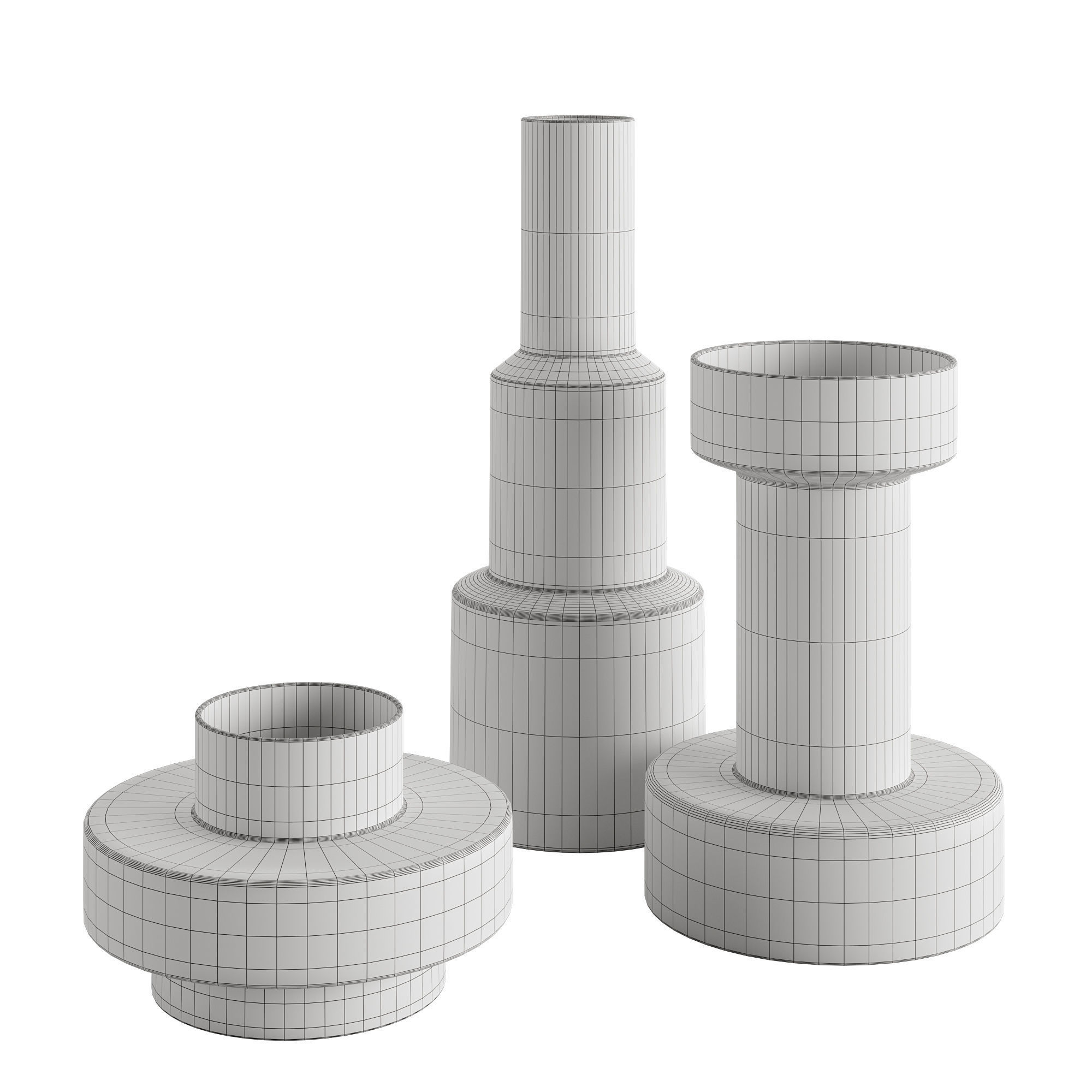 KANAYE VASES 3D model_1