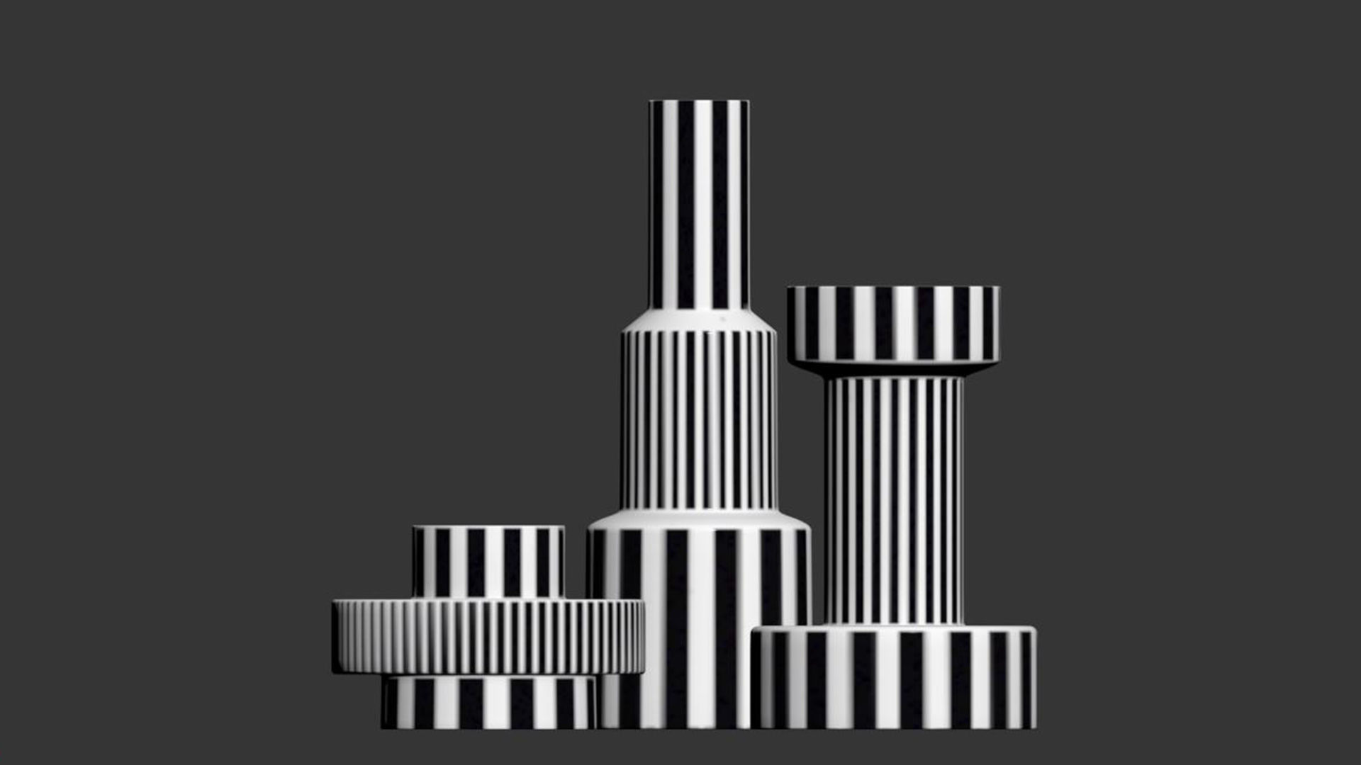 KANAYE VASES 3D model_4