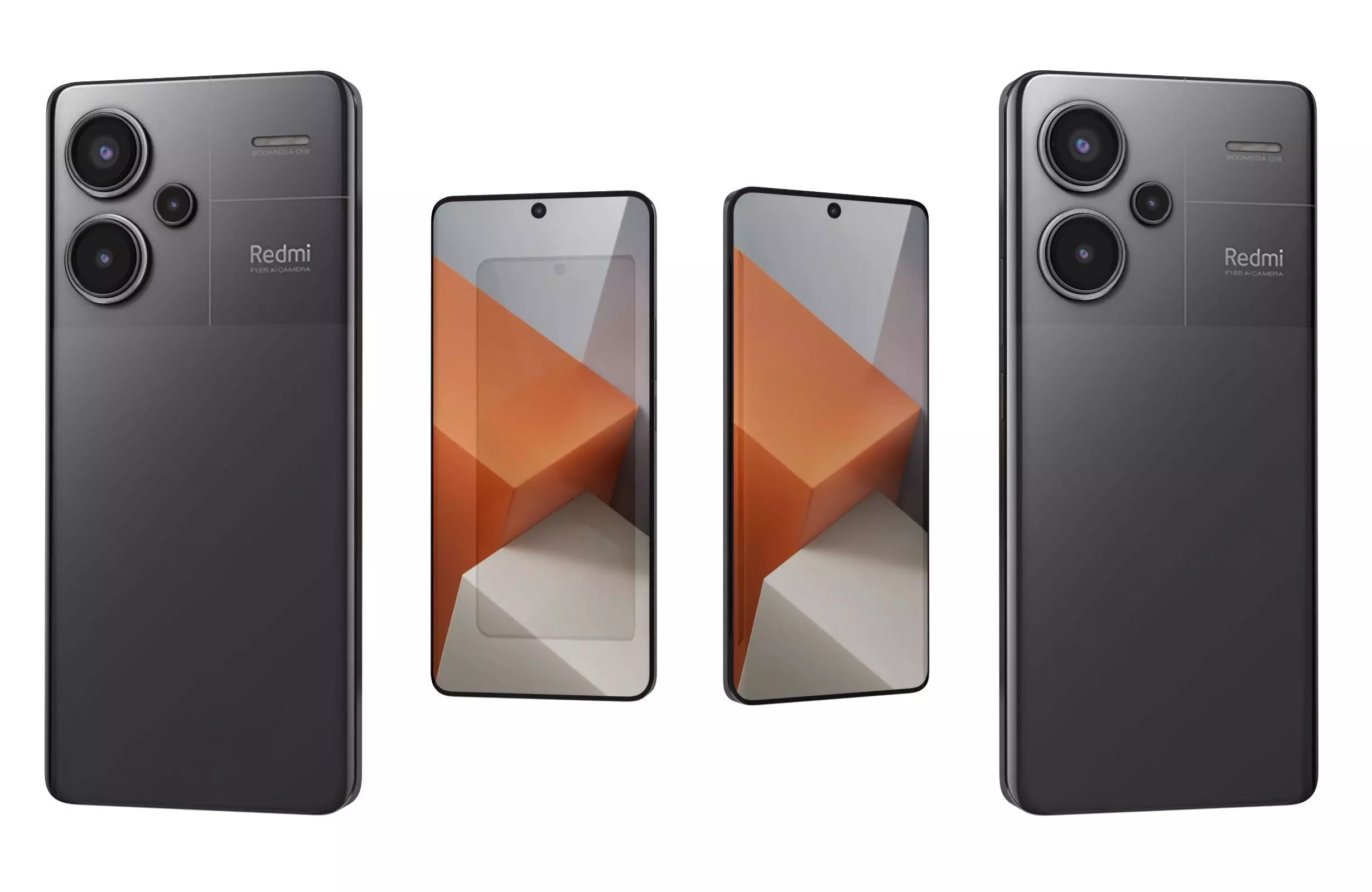 Xiaomi Redmi Note 13 Pro Plus Black 3D model