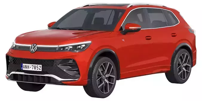 Volkswagen Tiguan R-line 2024 3D model