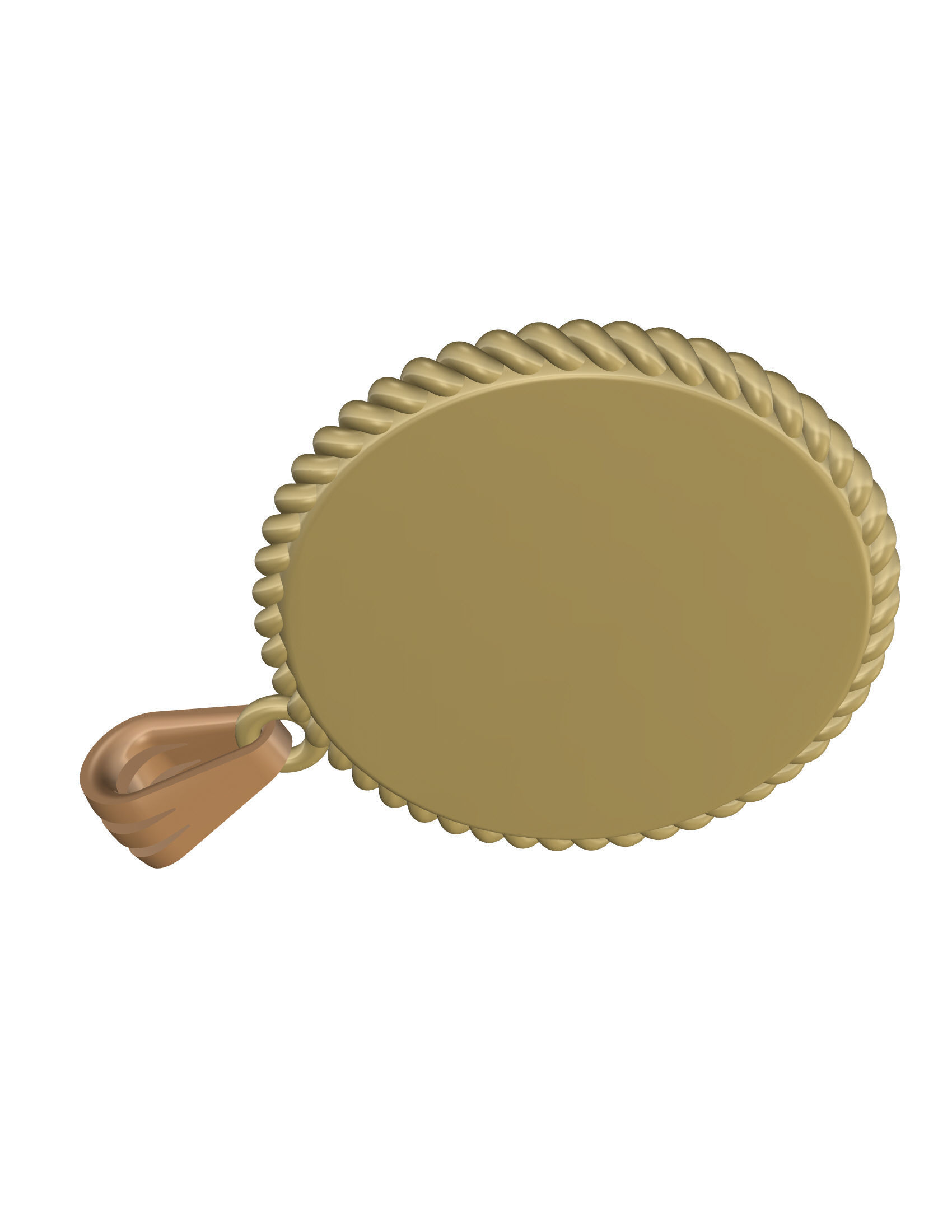 Horoscope Capricorn pendant 3D print model_15